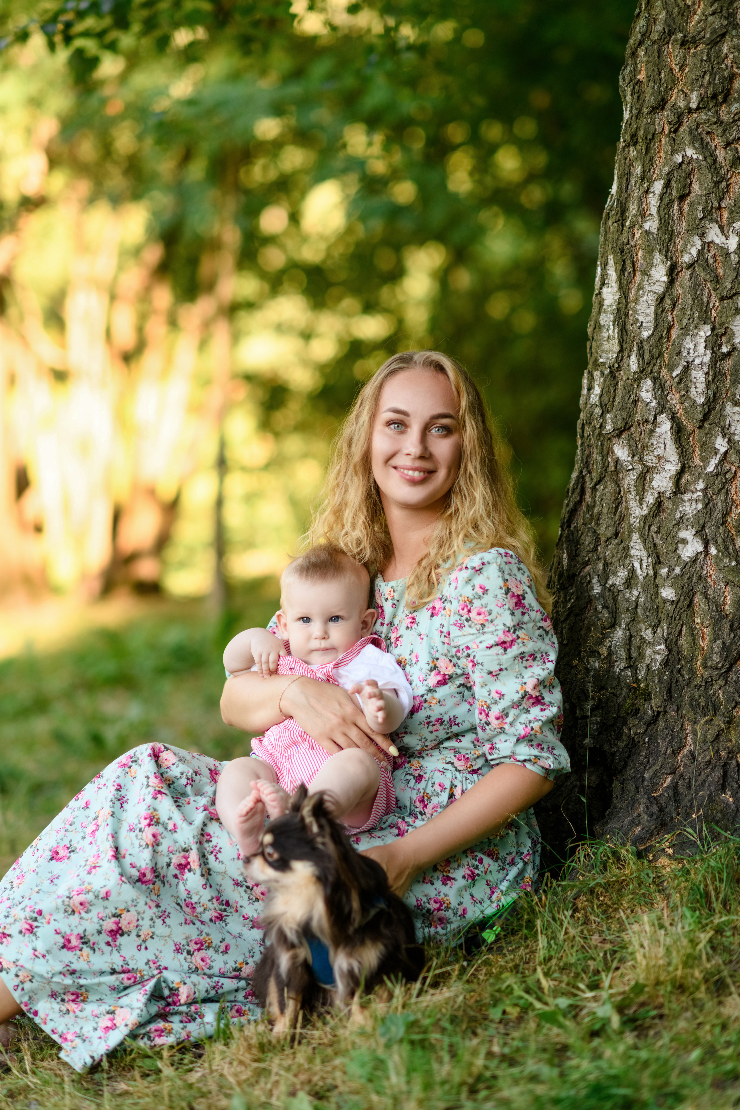 Фотосессия на природе для Светланы с сыновьями Максимом и Тимой. Свадебный и семейный фотограф в Санкт-Петербурге Олеся Еремеева