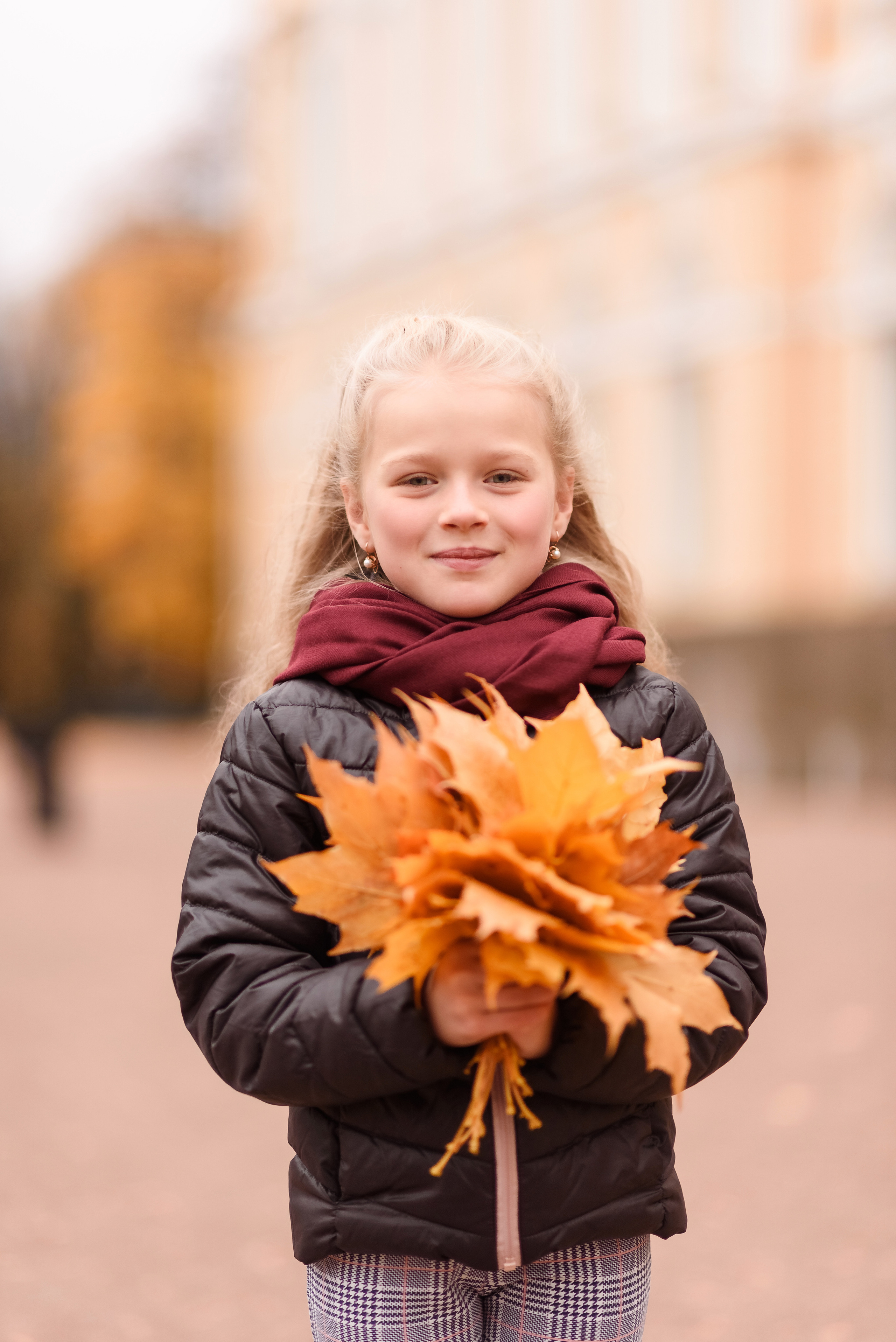 Осенняя семейная фотосессия в Михайловском саду. Свадебный и семейный фотограф в Санкт-Петербурге Олеся Еремеева