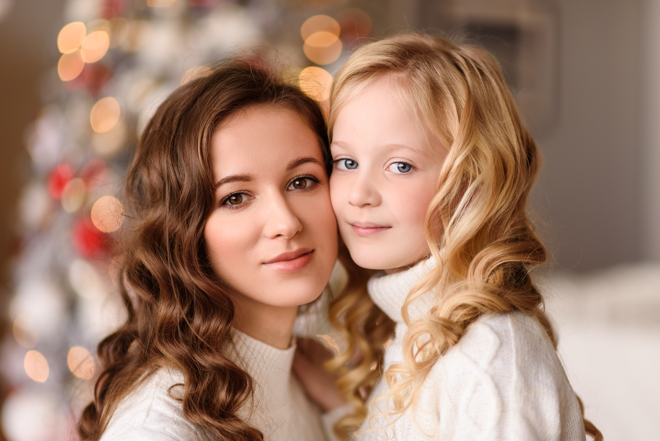 Новогодняя фотосессия для Инны и Алисы. Свадебный и семейный фотограф в Санкт-Петербурге Олеся Еремеева