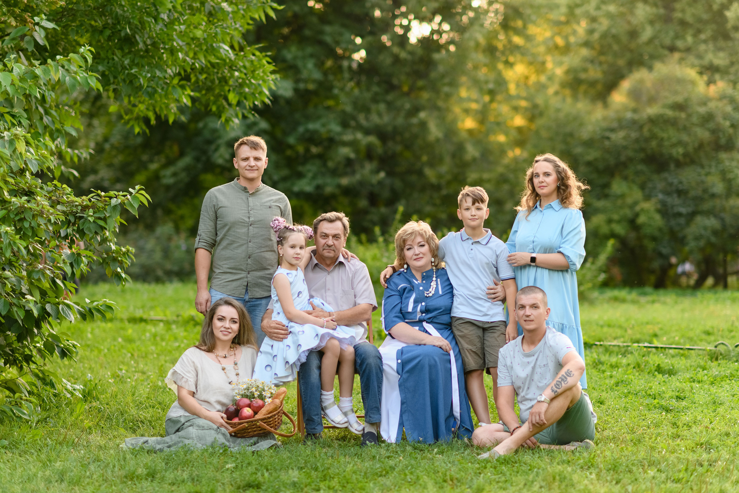 Семейная фотосессия в Таврическом саду. Свадебный и семейный фотограф в Санкт-Петербурге Олеся Еремеева