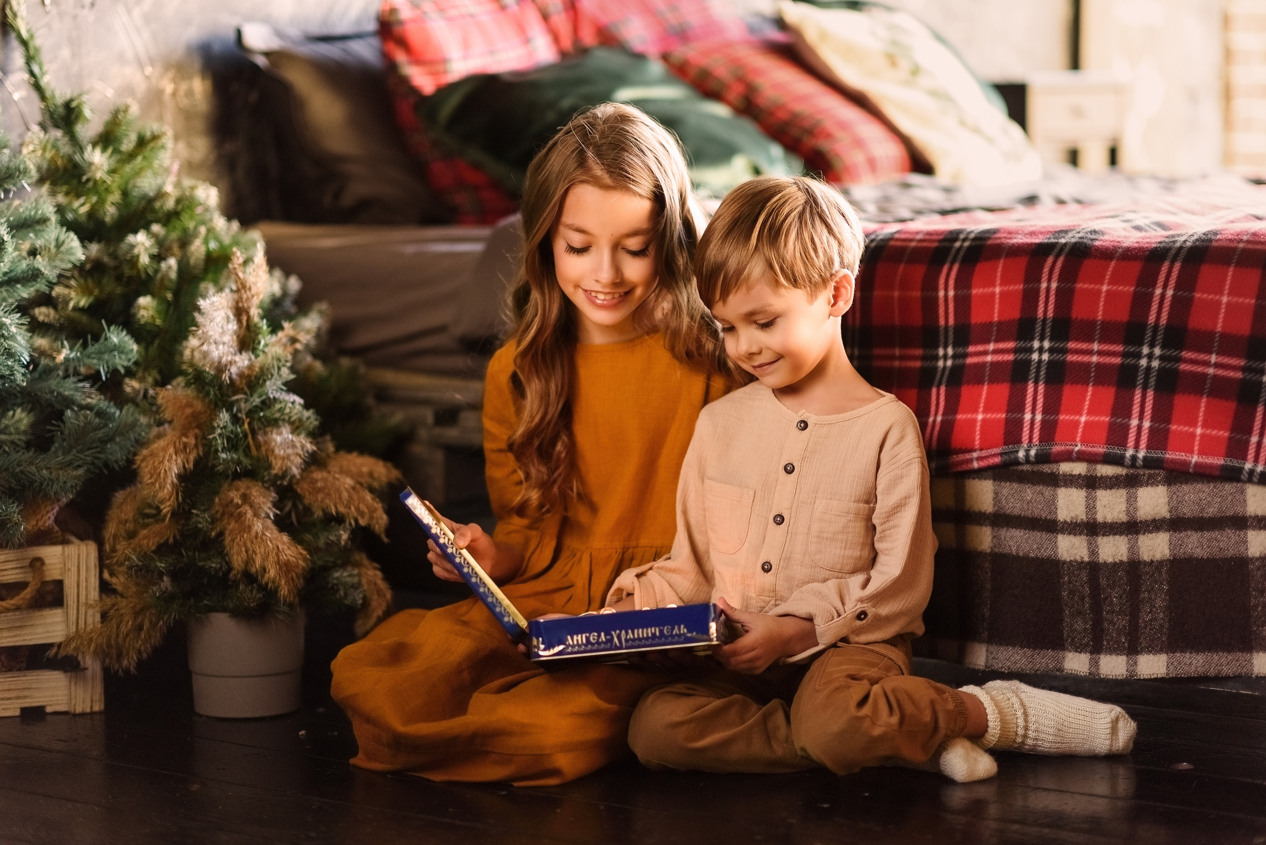 Новогодняя фотосессия Камиллы и Ярослава. Свадебный и семейный фотограф в Санкт-Петербурге Олеся Еремеева