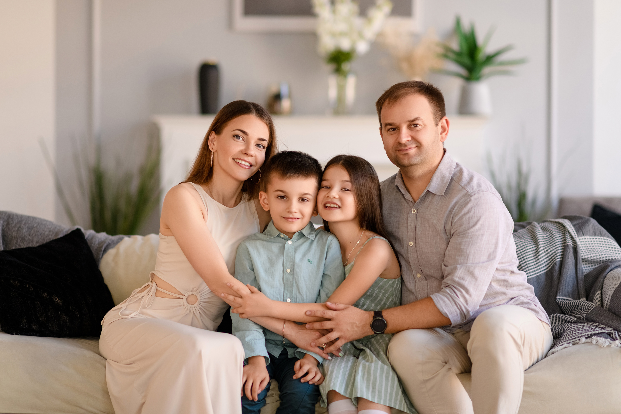 Семейная фотосессия для Юлии и Дениса. Свадебный и семейный фотограф в Санкт-Петербурге Олеся Еремеева