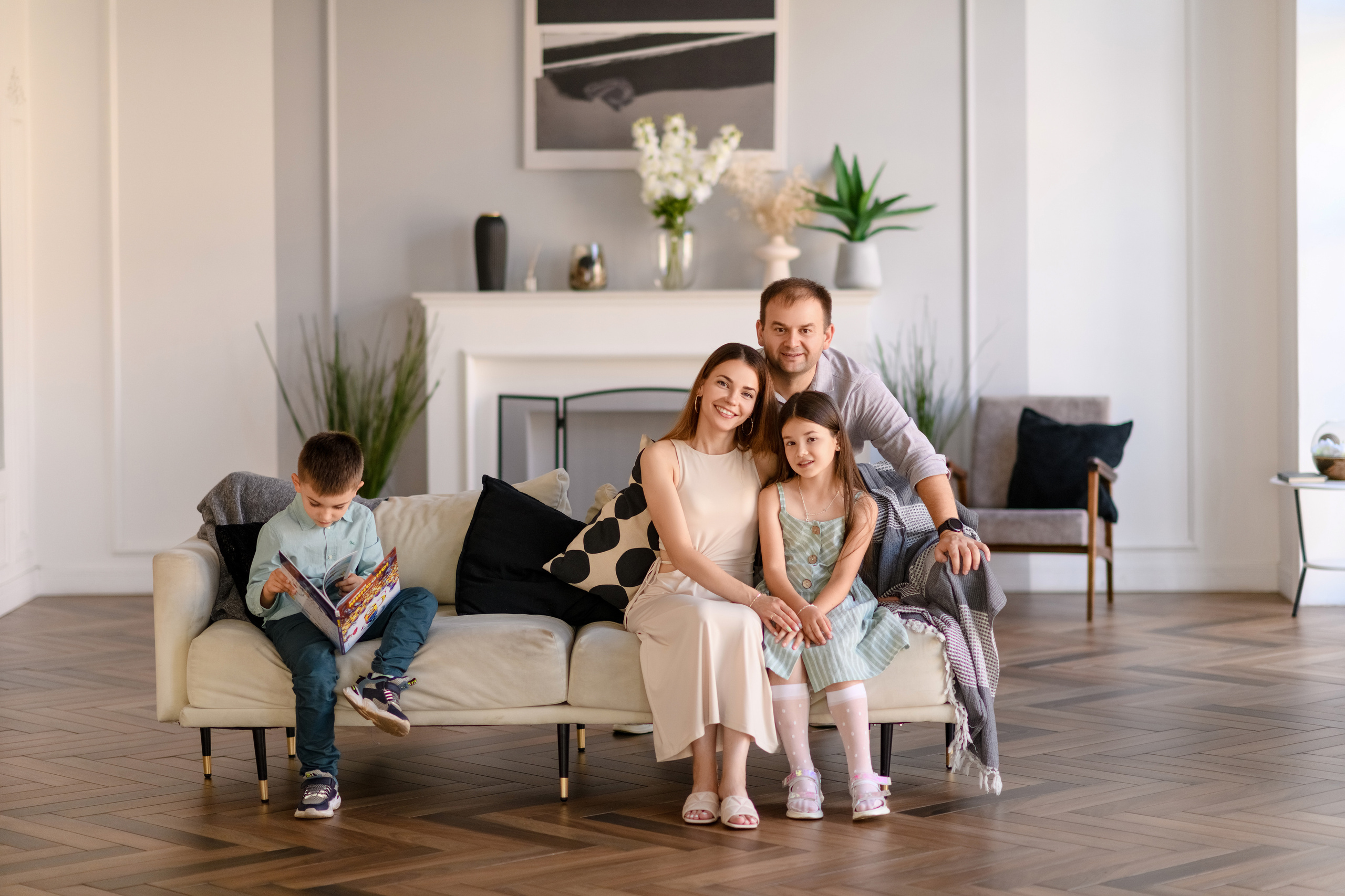 Семейная фотосессия для Юлии и Дениса. Свадебный и семейный фотограф в Санкт-Петербурге Олеся Еремеева