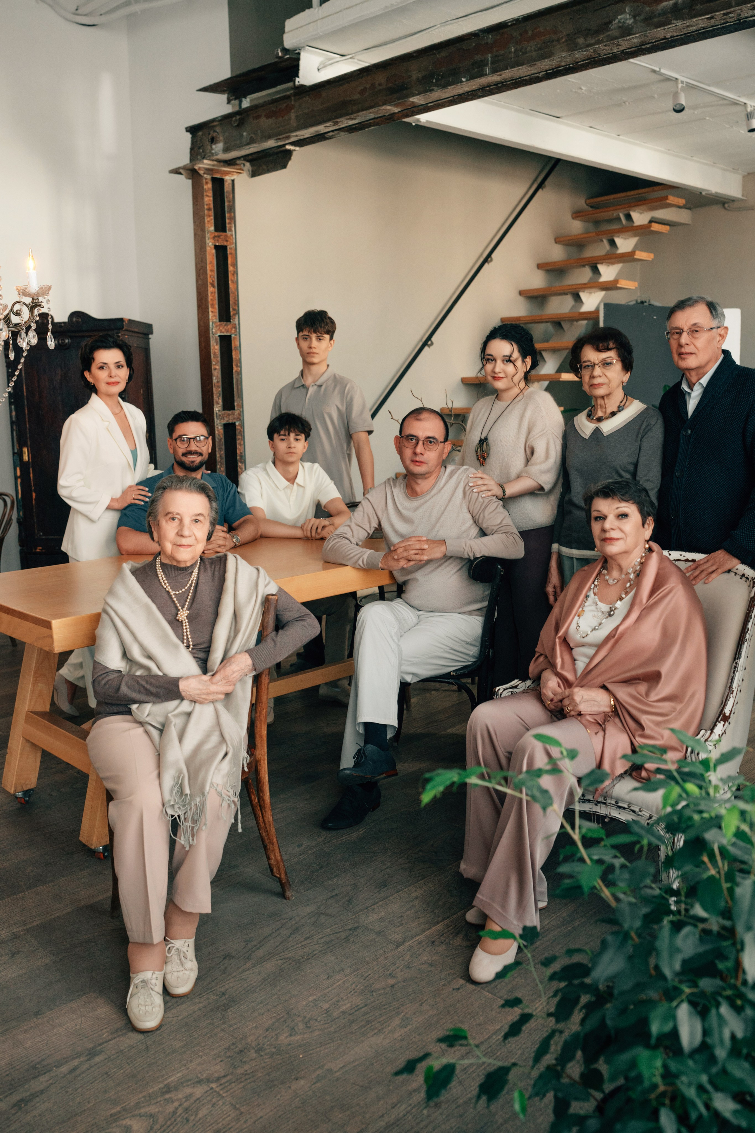 Фотосессия к 100-летию бабушки