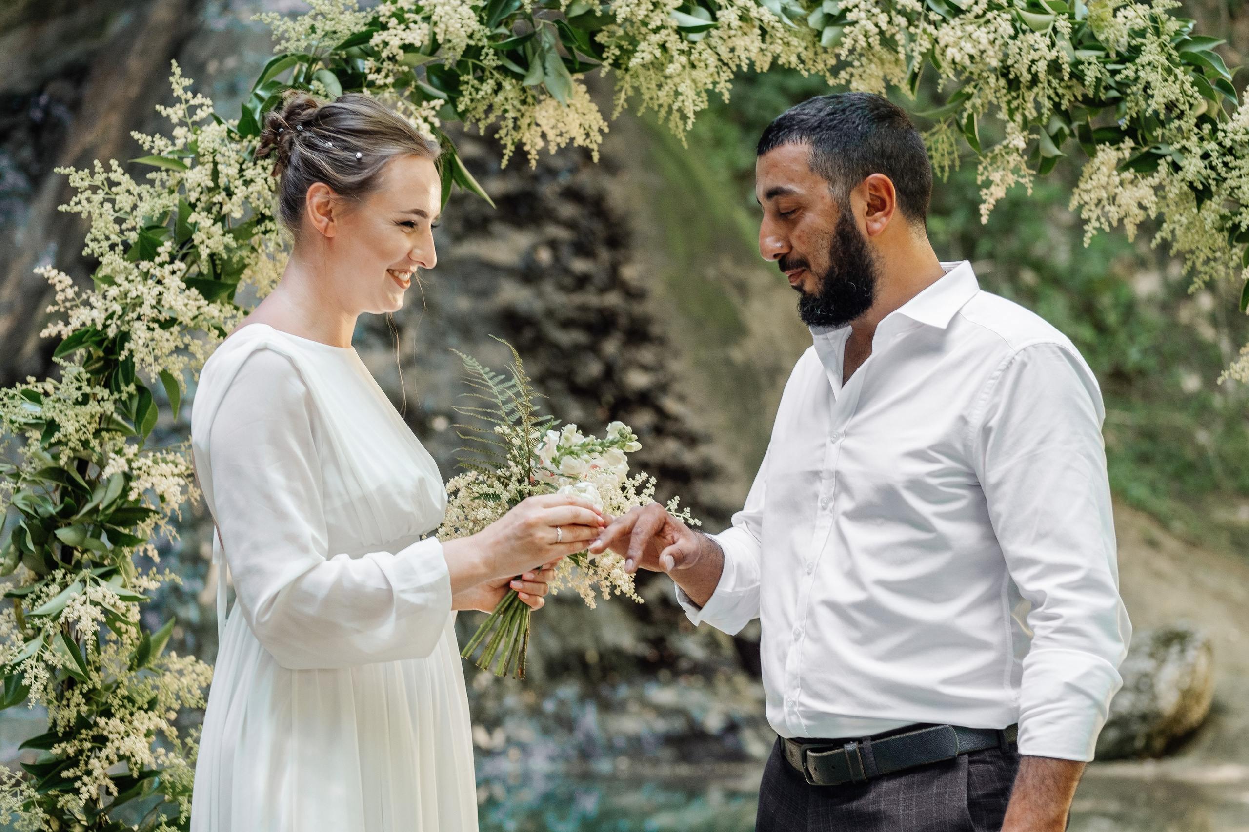 Свадьба на водопаде. Свадьба в Абхазии|Фотограф в Абхазии
