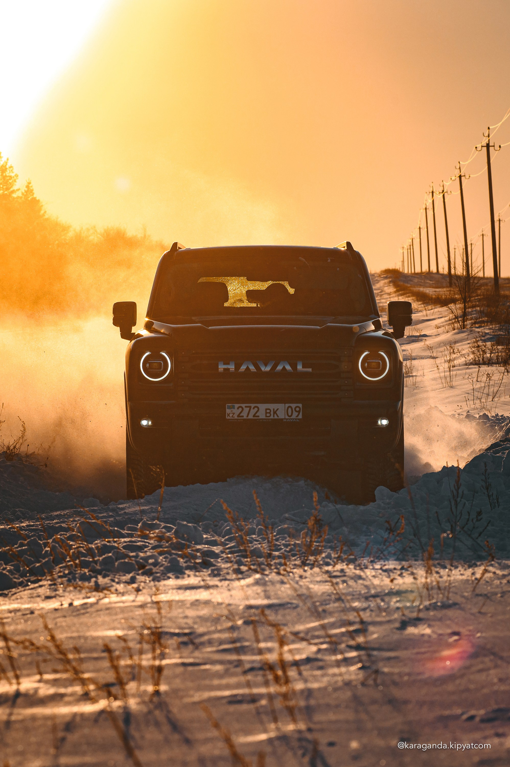 Зимний заезд на HAVAL H9. Кипятком Караганда