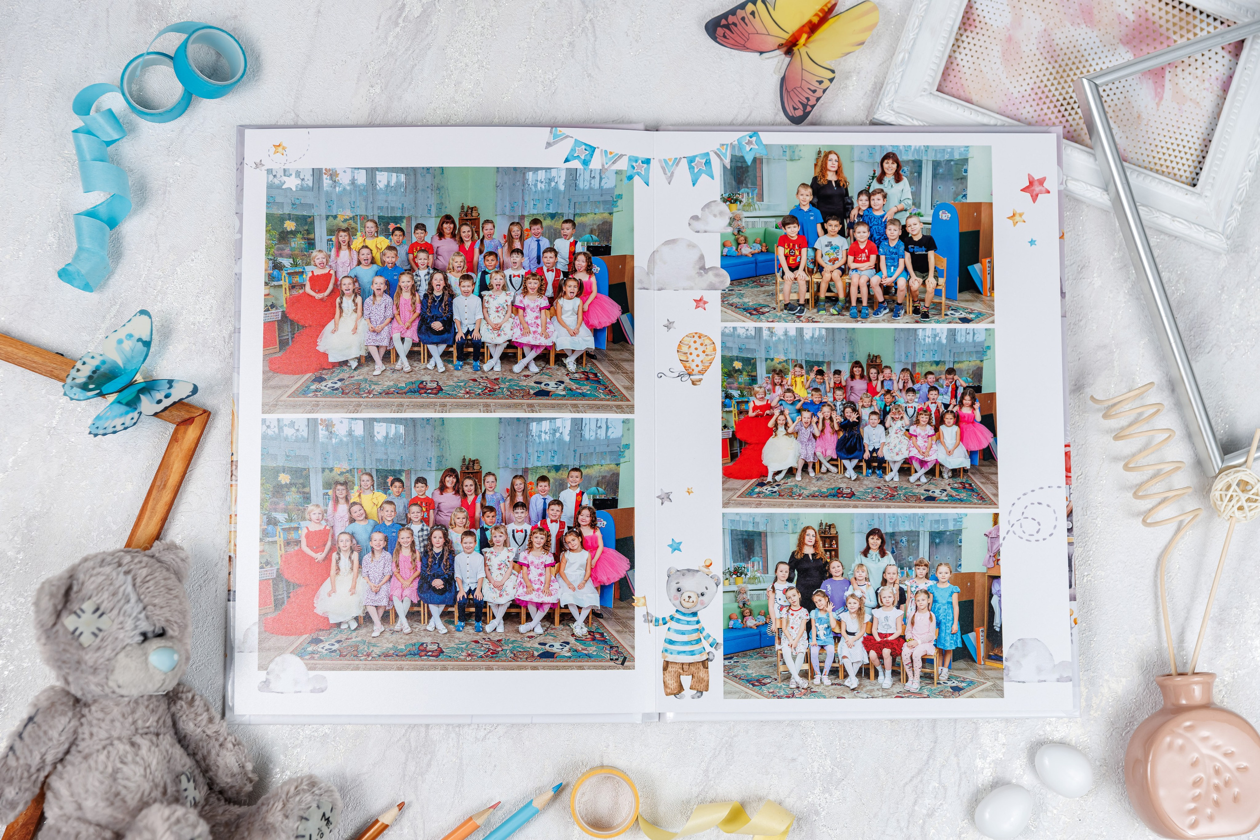 Выпускные альбомы в детский сад. Семейный и детский фотограф Комина Елена, Власиха, Одинцово
