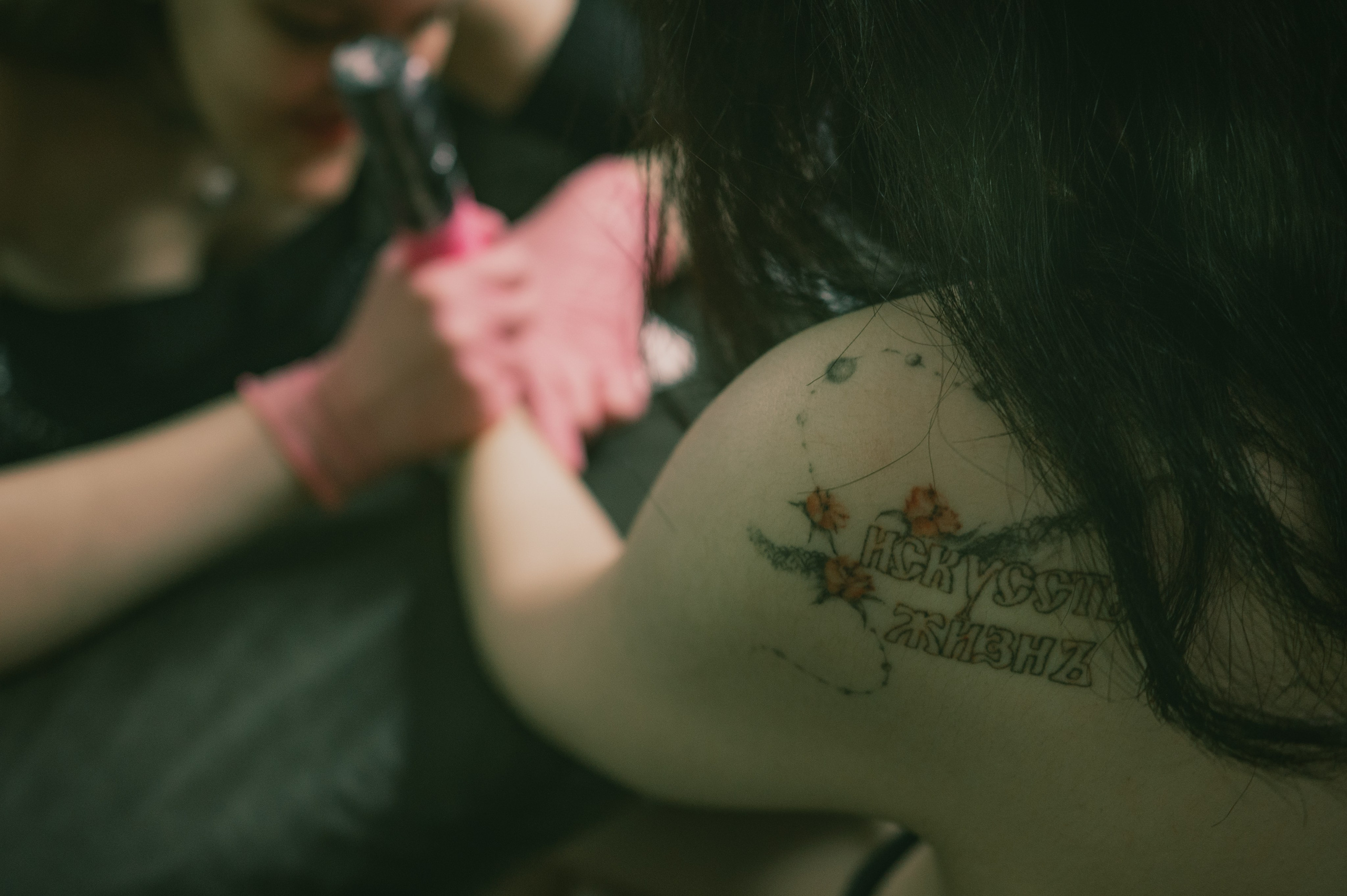 Контентная съёмка для тату-салона Sigareta. Женский фотограф Крещение Венчание Москва Брянск