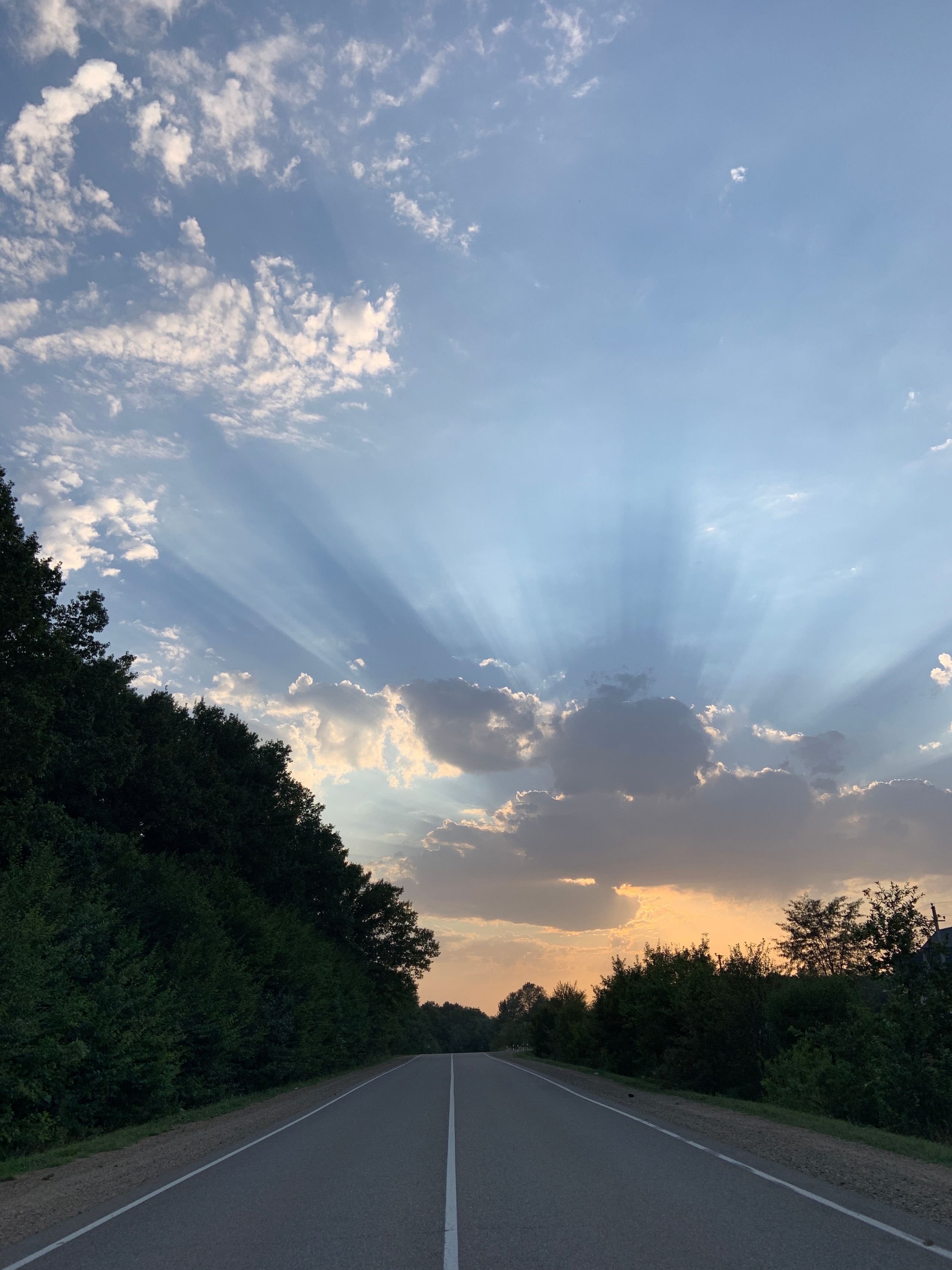 закат закат на дороге закат в конце дороги