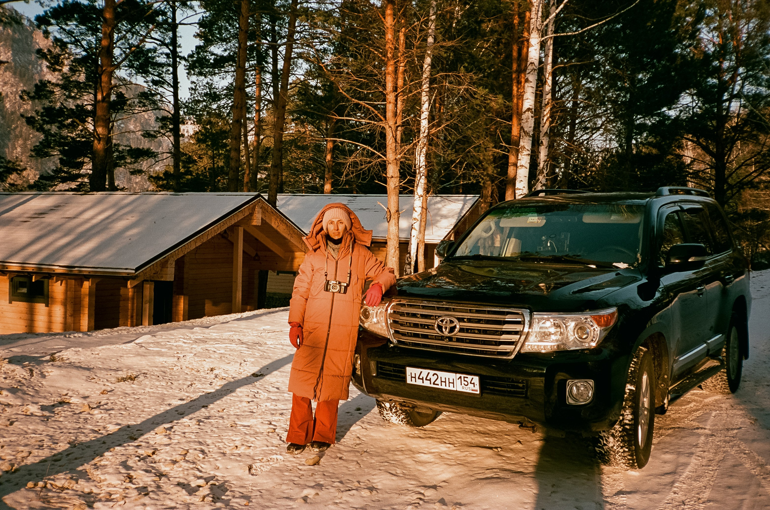 Семинский перевал / 19 декабря 2023 года (-18℃) / Kodak Aerocolor IV
