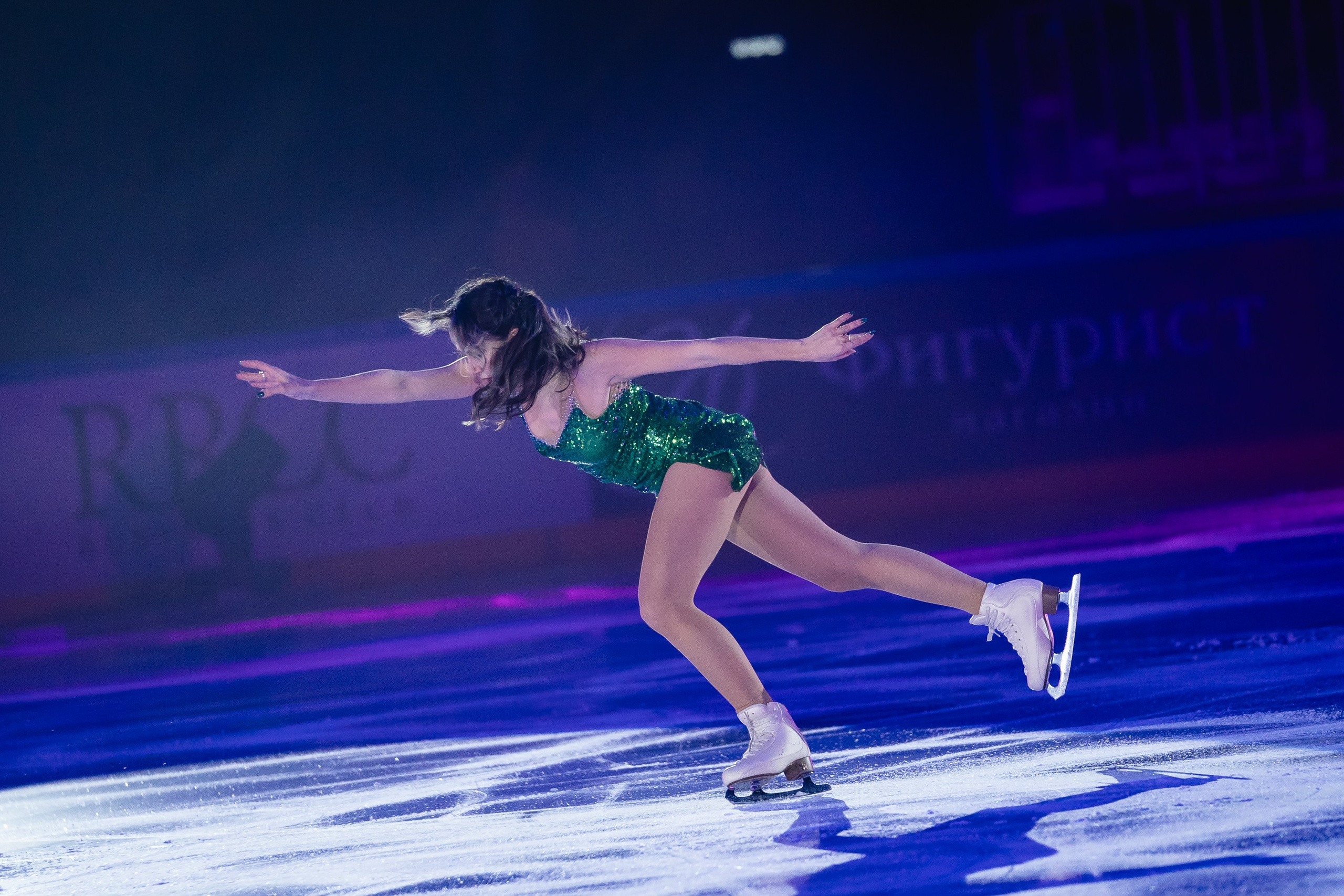 Шоу «Чемпионы на льду» в Новосибирске. Воробьева Ксения — Спортивный и танцевальный фотограф Новосибирск