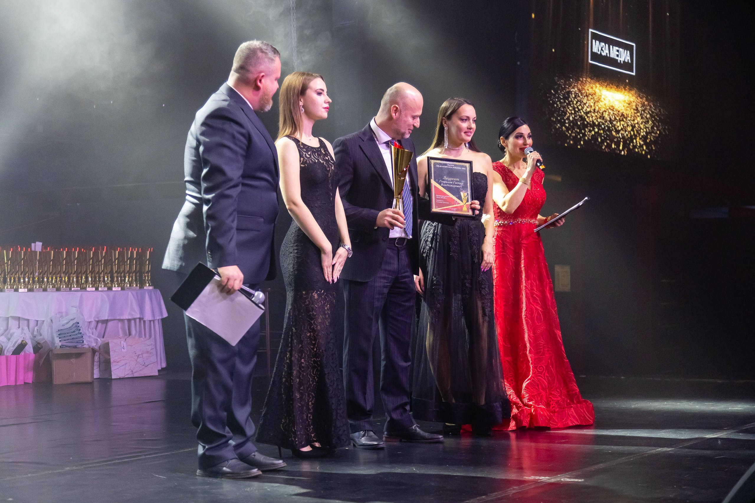 Репортаж с вручения премии МЕДИА ПЕРСОНА РОССИИ 2024. Фотограф в Санкт-Петербурге — Сергей Петров