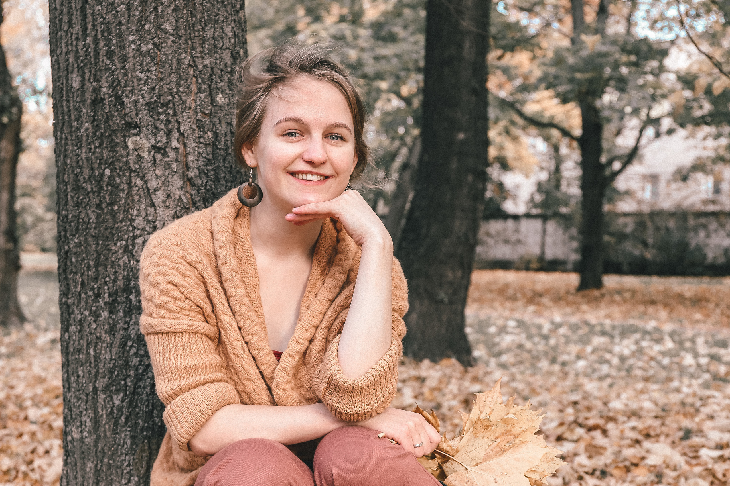 Осенняя фотосессия прекрасной Дарьи. Фотограф в Санкт-Петербурге Наталья Брилькова