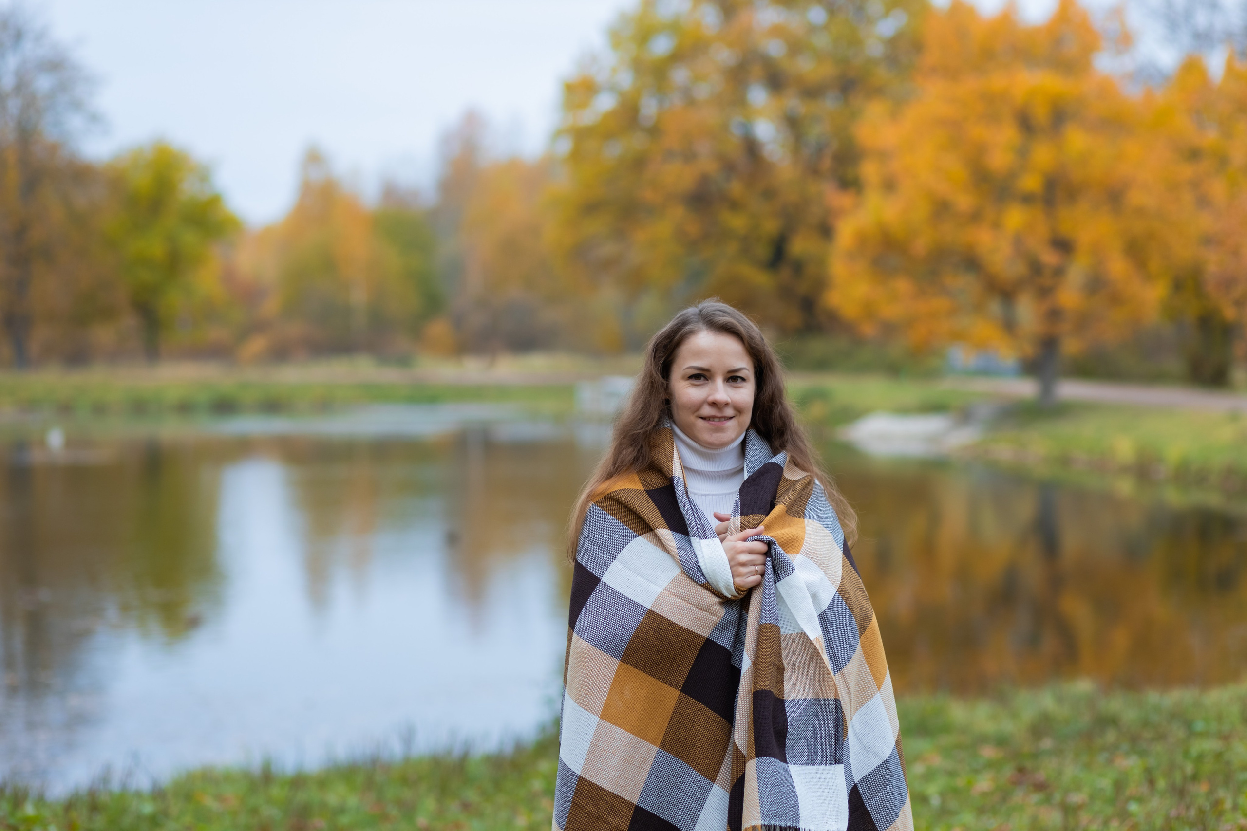 Осеняя фотосессия в Петергофе