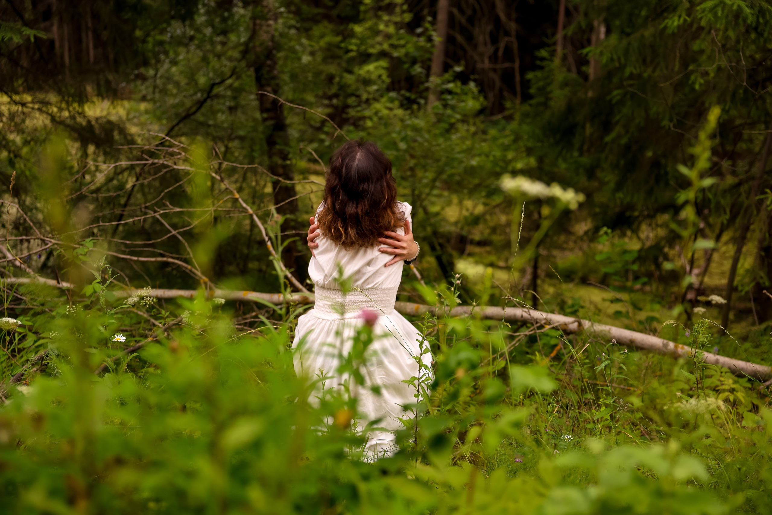 Ольга в лесу. Дарья Бухреева — фотограф, видеограф и фототерапевт. Москва и мир