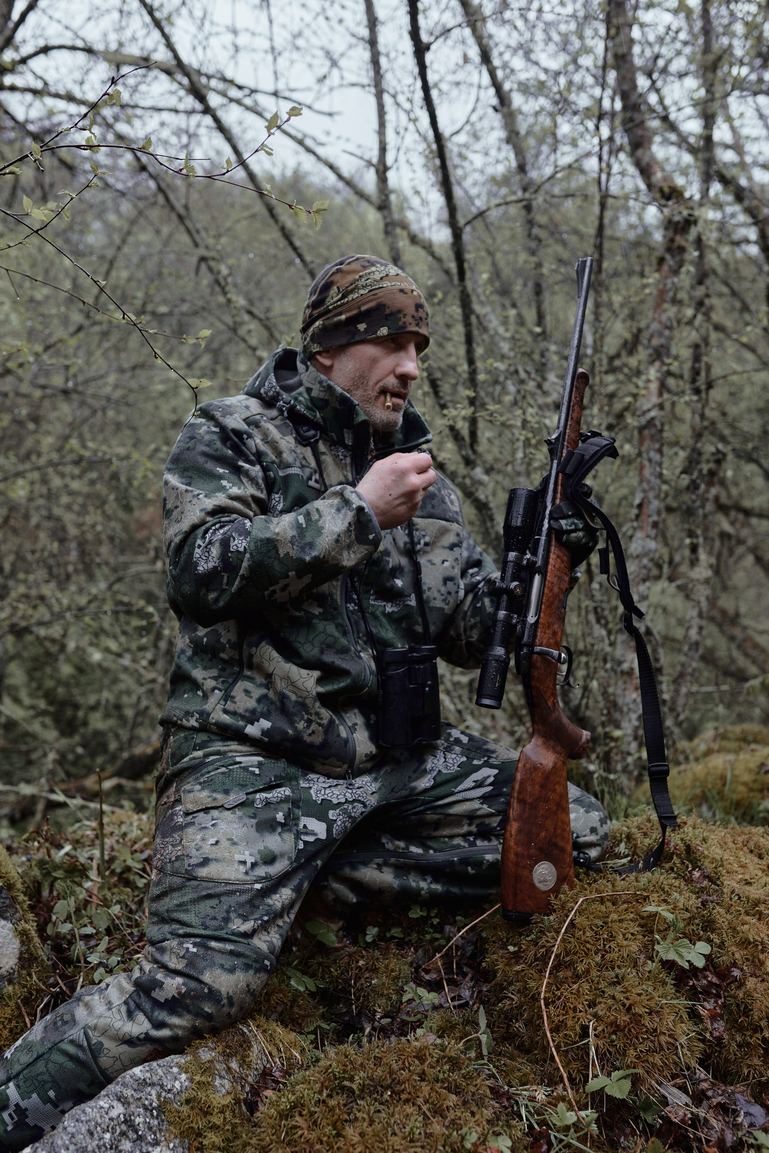 Съемка для бренда охотничьей одежды под ключ. Фотограф Продюсер в горах КБР / Москва Нальчик Горы