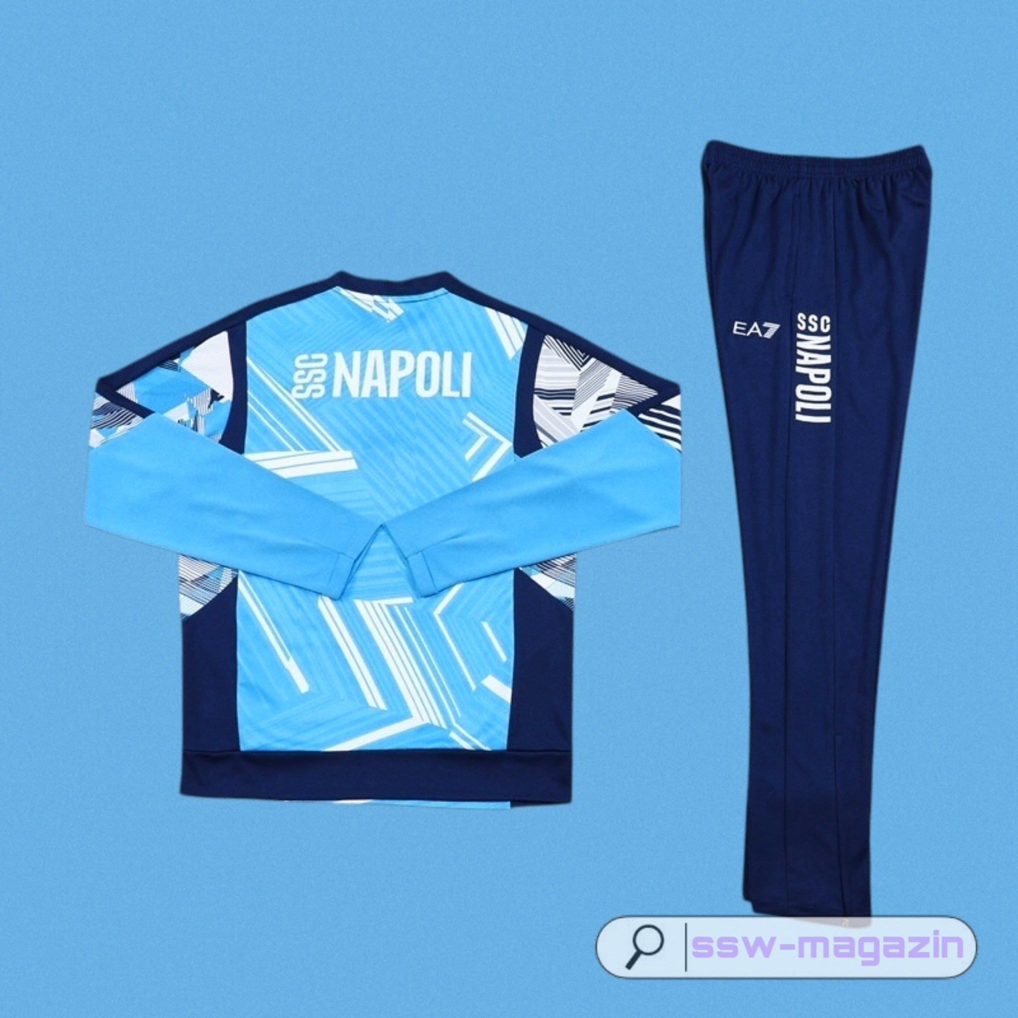 Тренировочный костюм Napoli 2025-2026. Футбольный магазин — ssw_magazin
