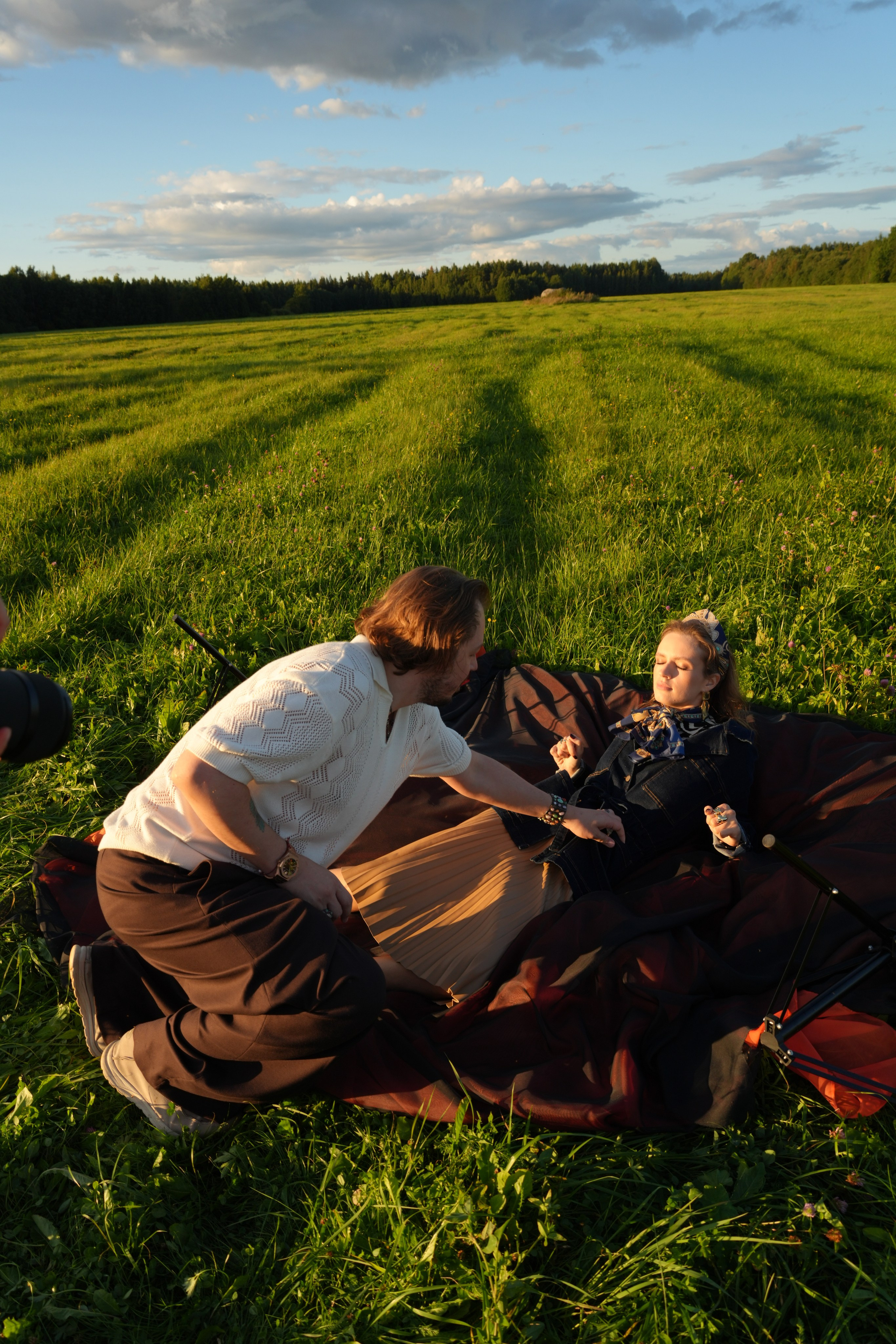 #backstage со съёмок команды в загородном доме. Портретный фотограф в Санкт-Петербурге Дмитриева Наталия