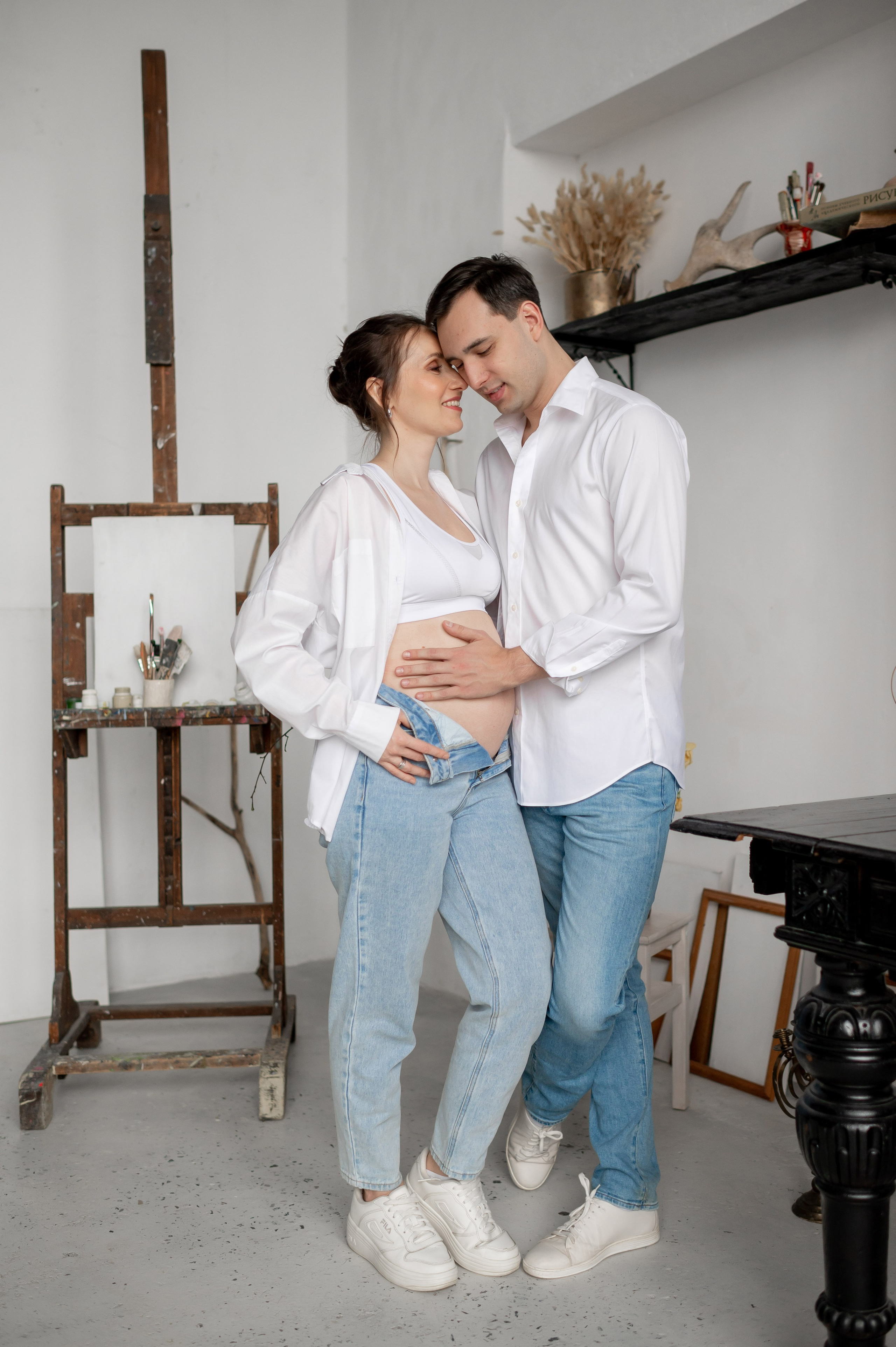 Беременность в красках и необычное гендер-пати. Портретный, семейный и свадебный фотограф в Санкт-Петербурге и в Пушкине Ширяев Денис