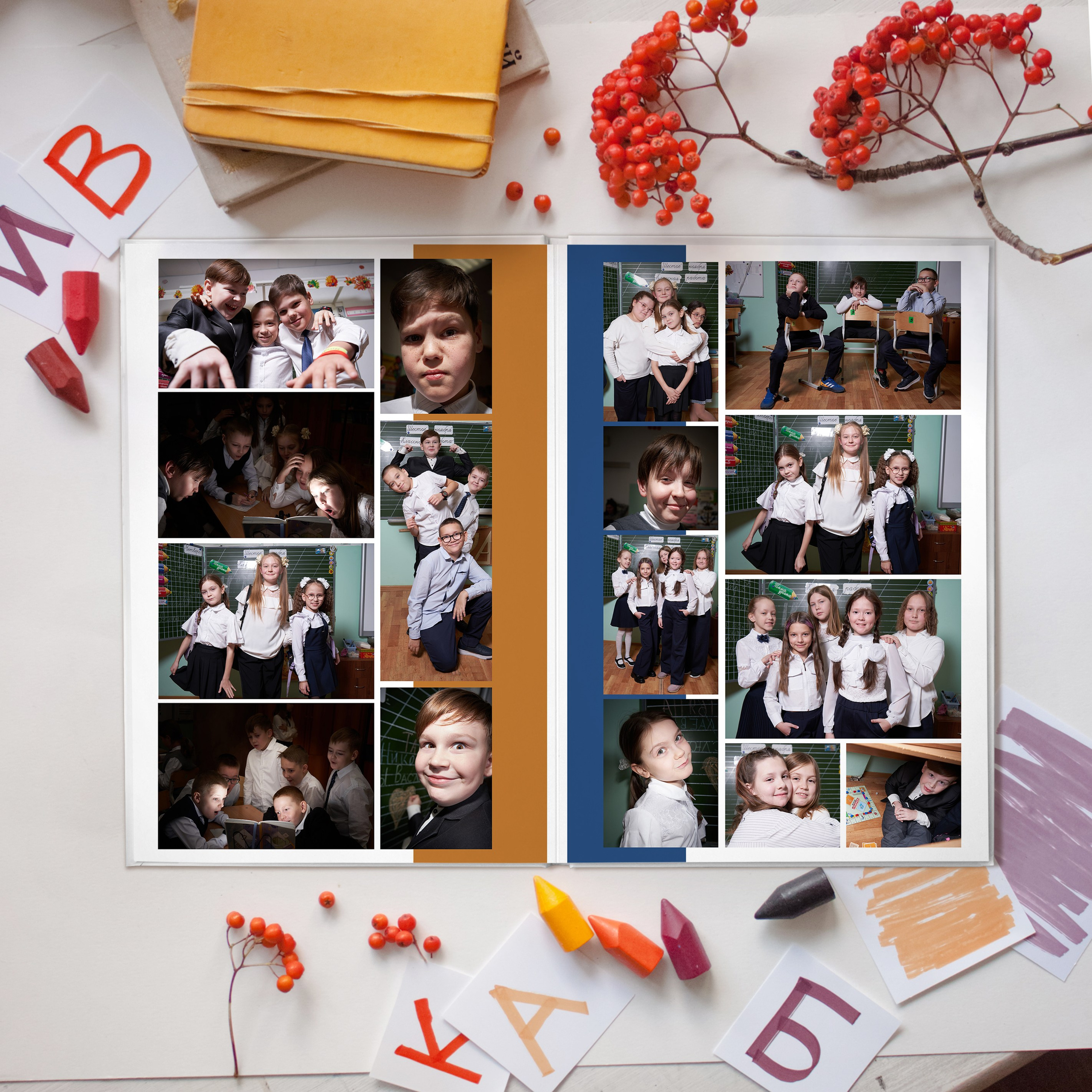 Выпускные альбомы для школьников. Фотостудия «Стрекоза»