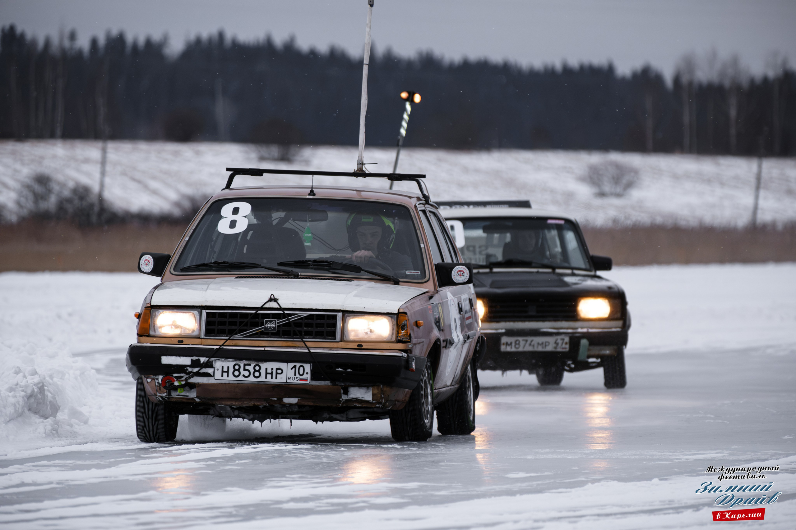 «Зимний Драйв в Карелии» Авто Марафон-гигант «25 часов на льду» Илона Накутис, Николай Грязин, джимхана, фотограф Антон Медведев, icoguar, Сортавала, Карелия