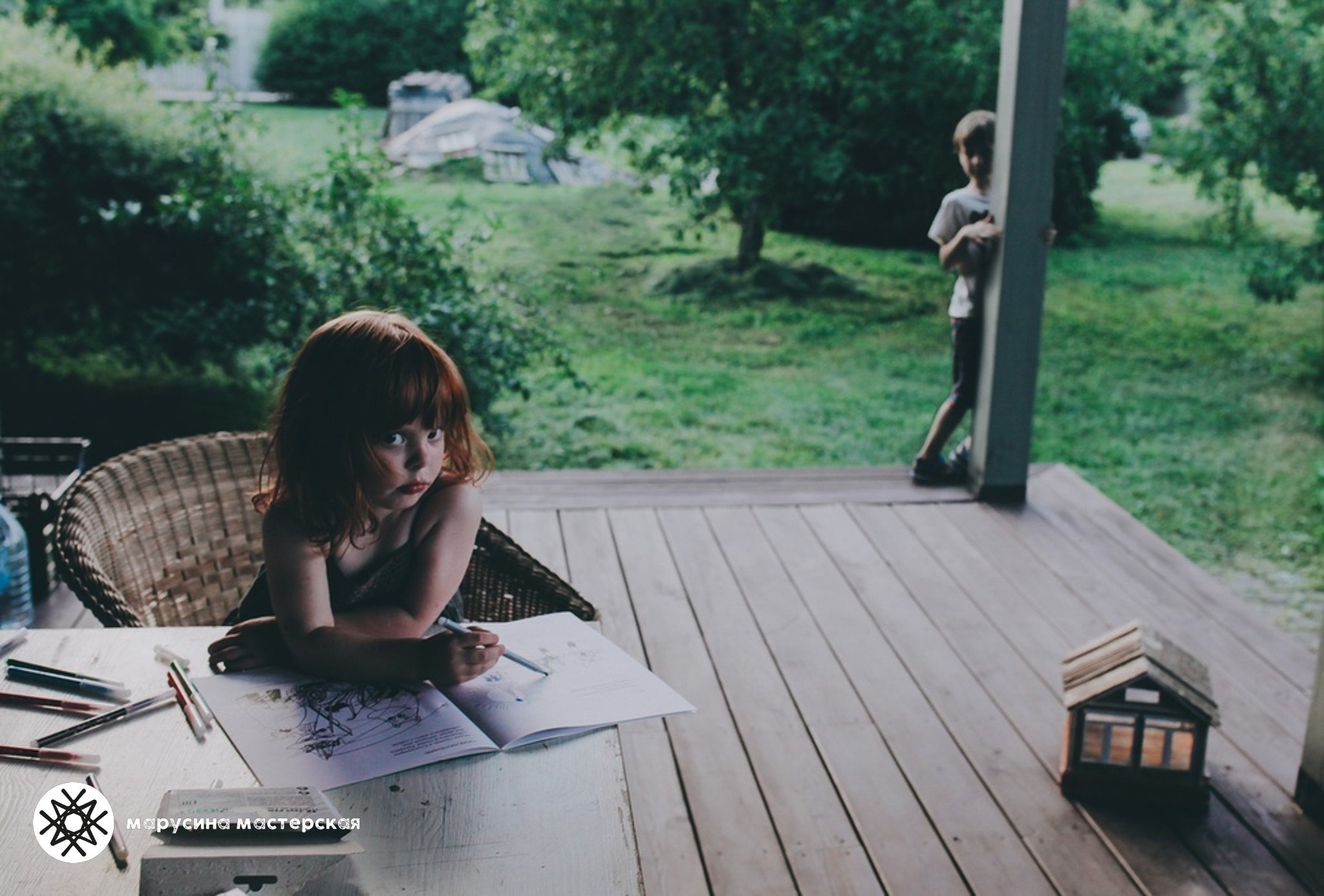 Работа участницы творческой практики — авторская фотография, дети, лето, деревня, дача