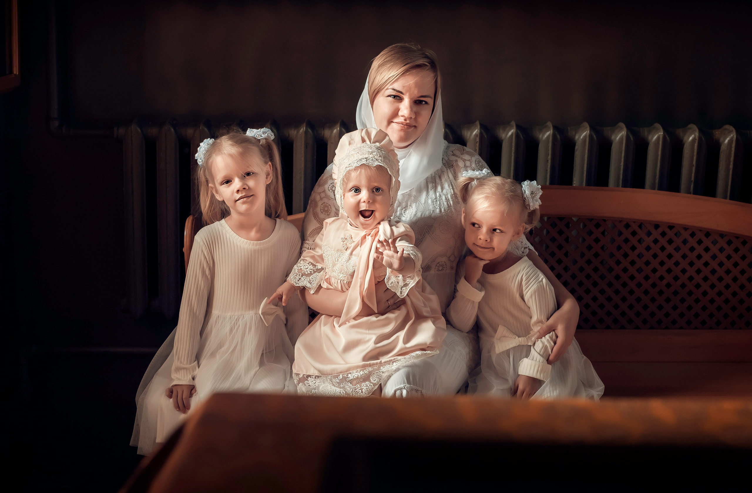 Крещение Аполлинарии в Успенском храме с. Шубино