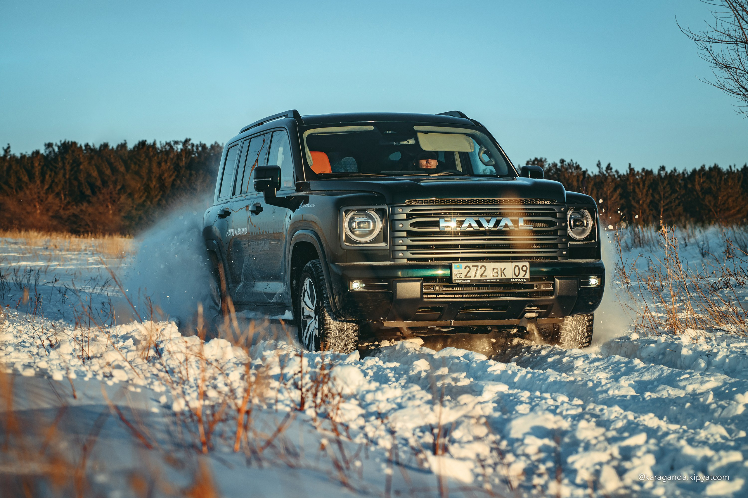 Зимний заезд на HAVAL H9. Кипятком Караганда
