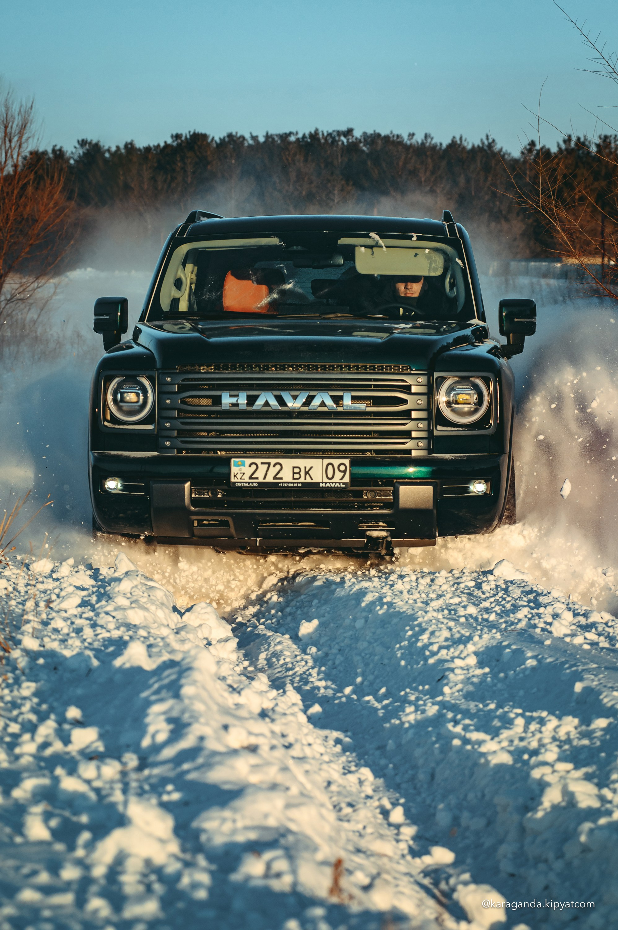 Зимний заезд на HAVAL H9. Кипятком Караганда