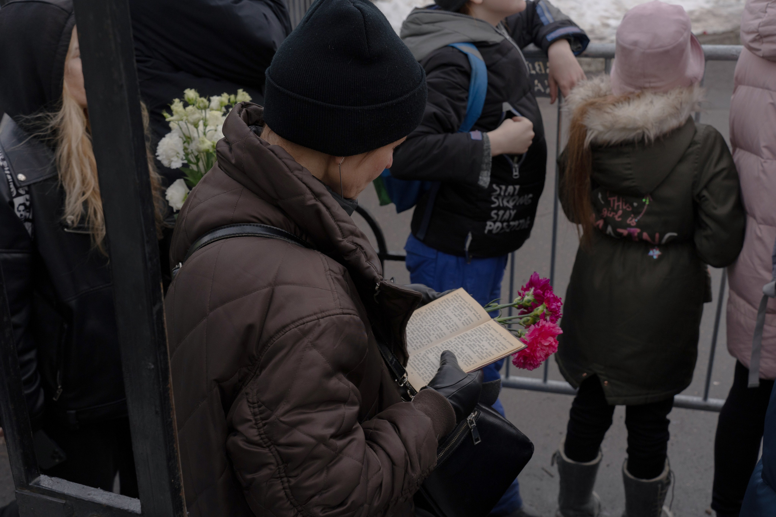 Funeral of Alexei Navalny. Ksenia Maksimova