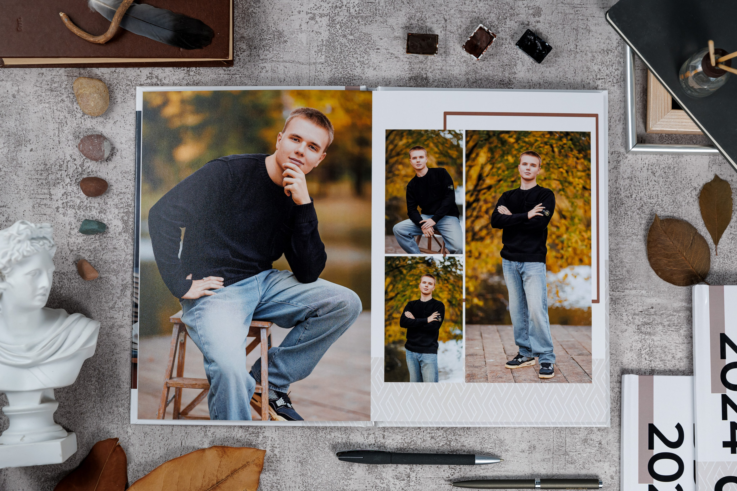 Персональные альбомы 9, 11 класс. Семейный и детский фотограф Комина Елена, Власиха, Одинцово