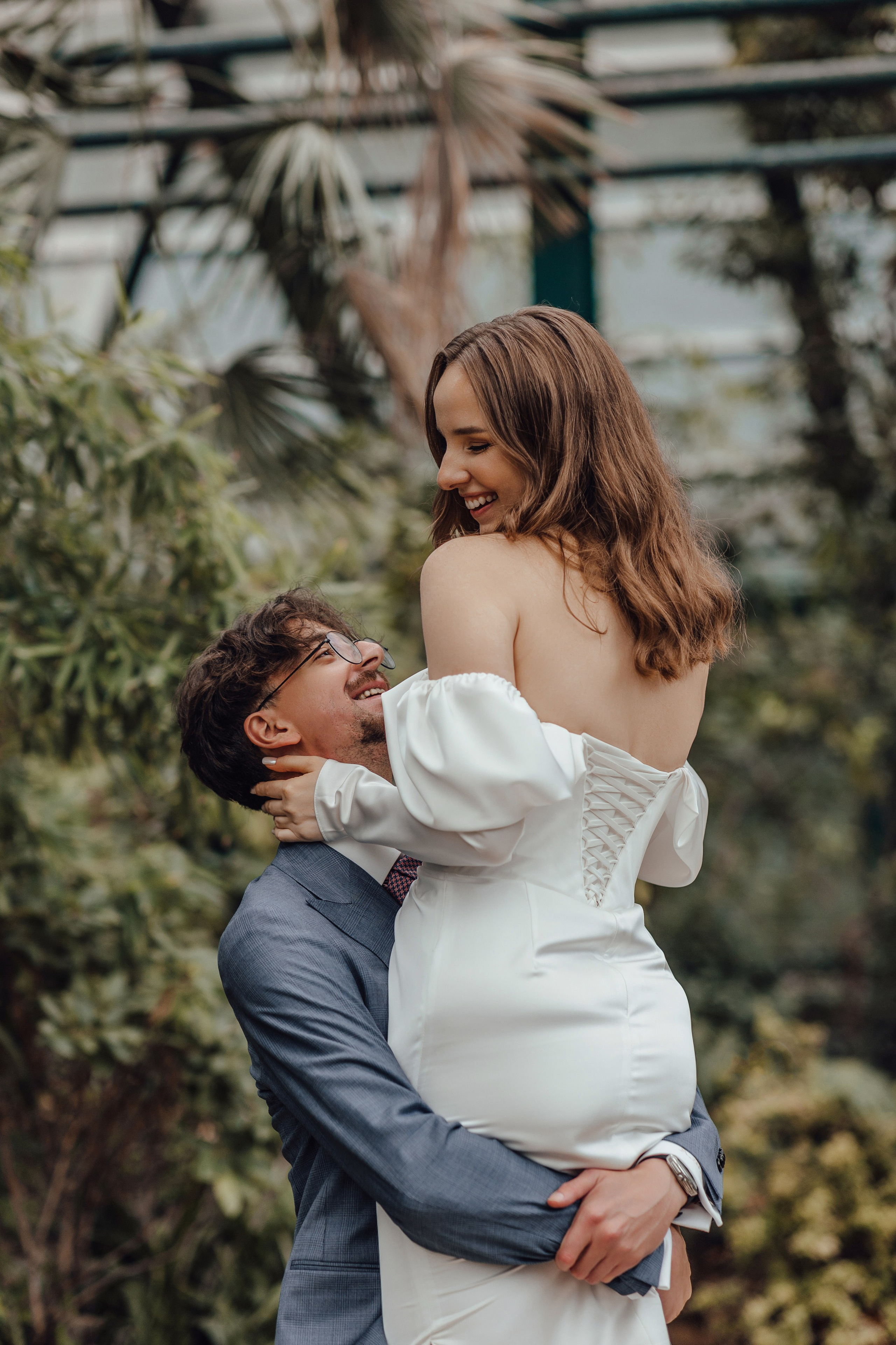 Свадебная фотосессия в Оранжерее в Москве