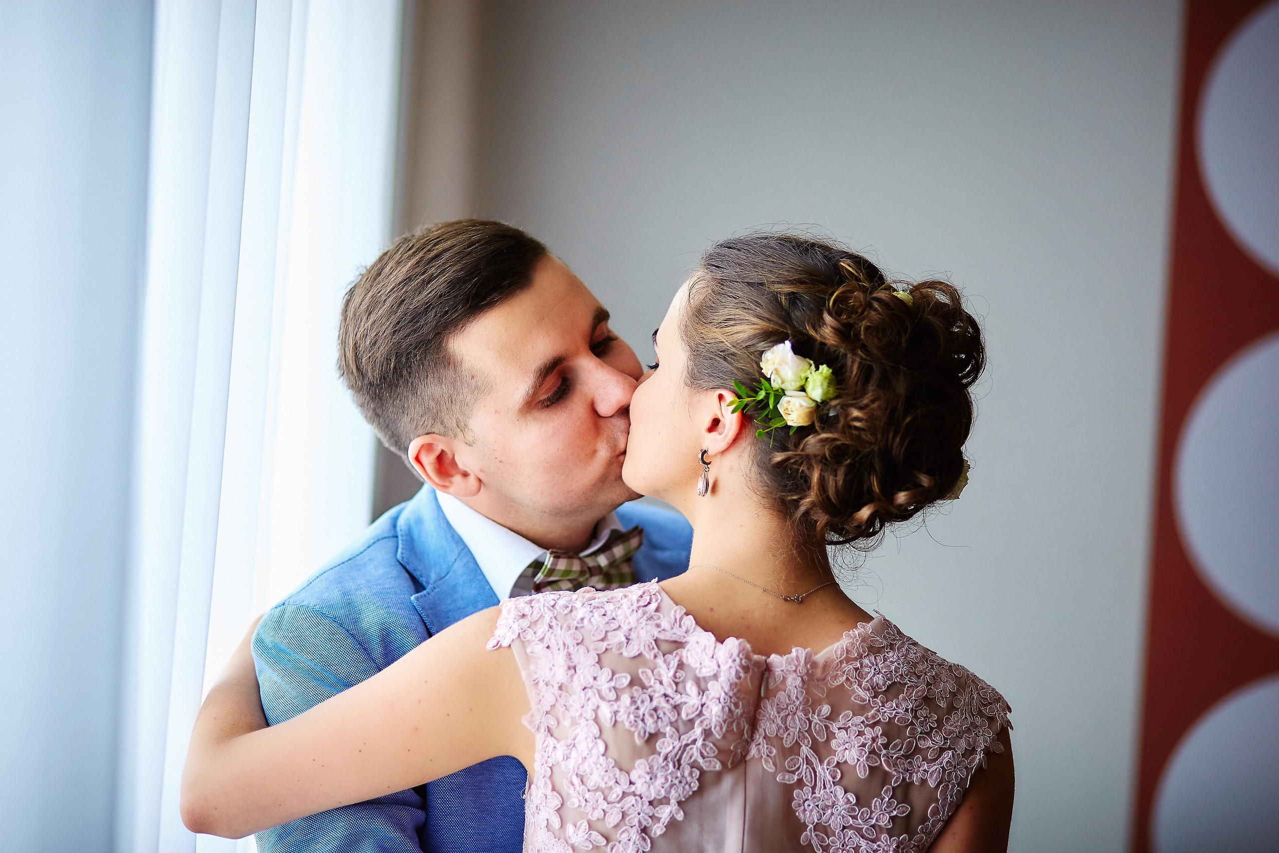 Софья и Михаил. Семейный портретный свадебный фотограф Дмитрий Тимченко. Студия / фото