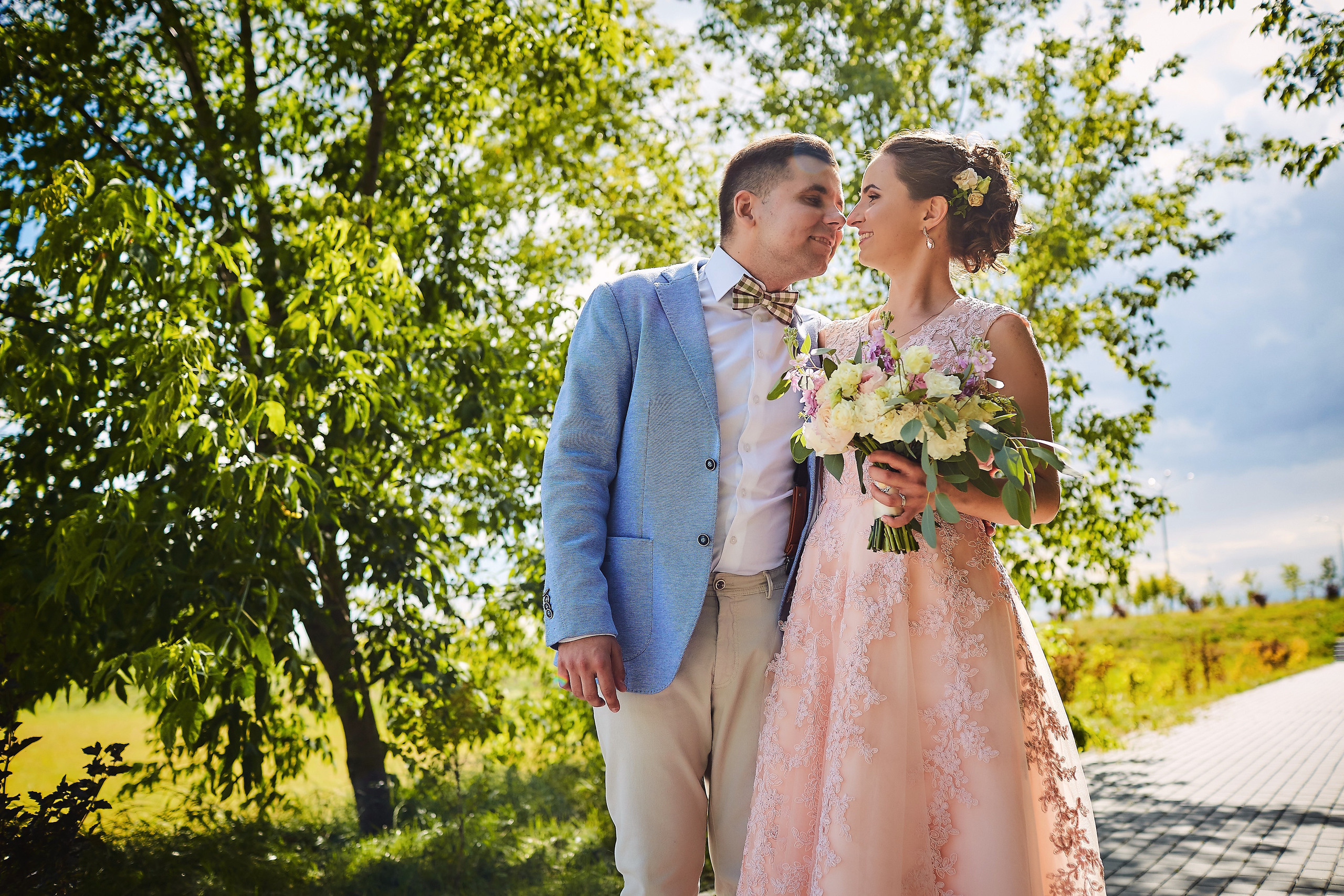 Софья и Михаил. Семейный портретный свадебный фотограф Дмитрий Тимченко. Студия / фото