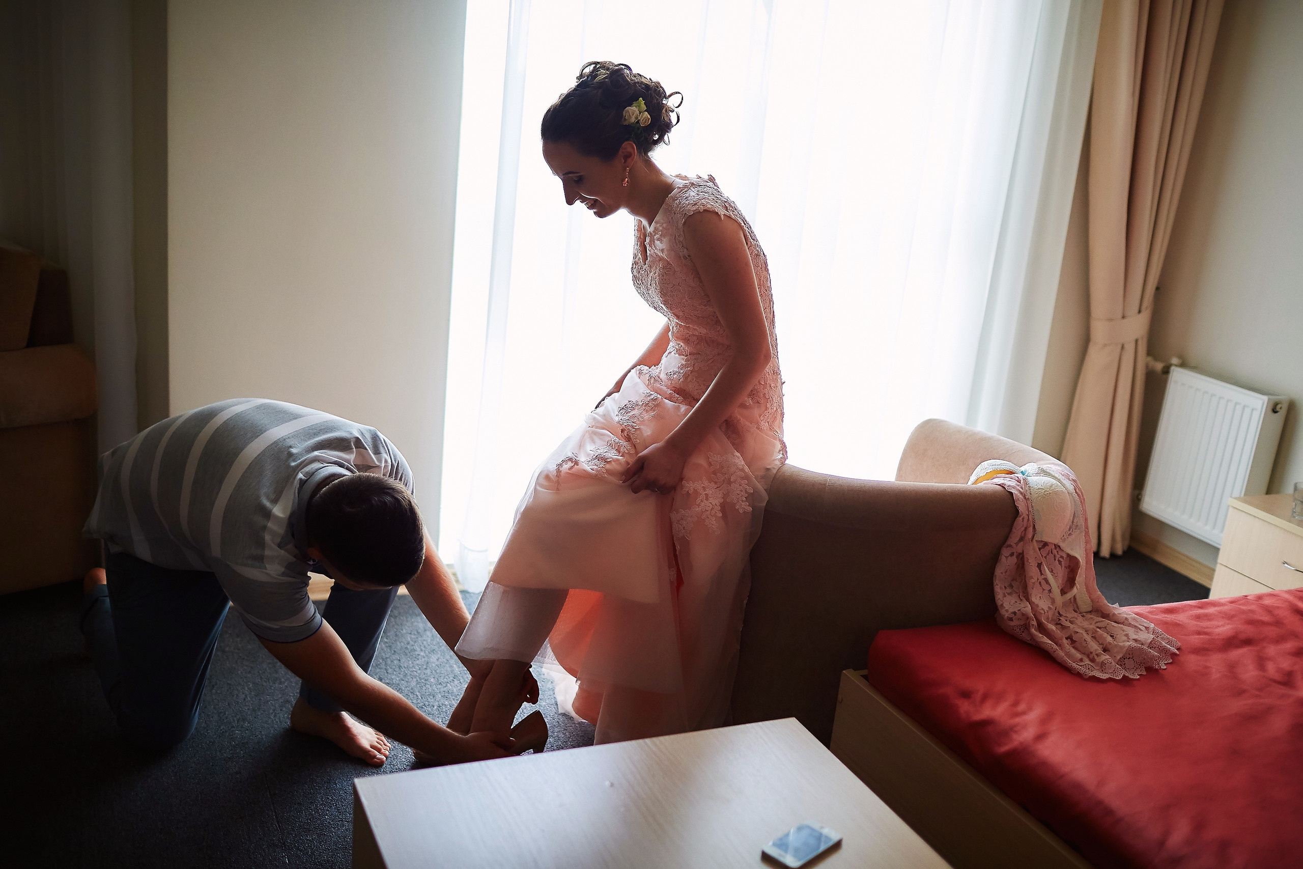 Софья и Михаил. Семейный портретный свадебный фотограф Дмитрий Тимченко. Студия / фото