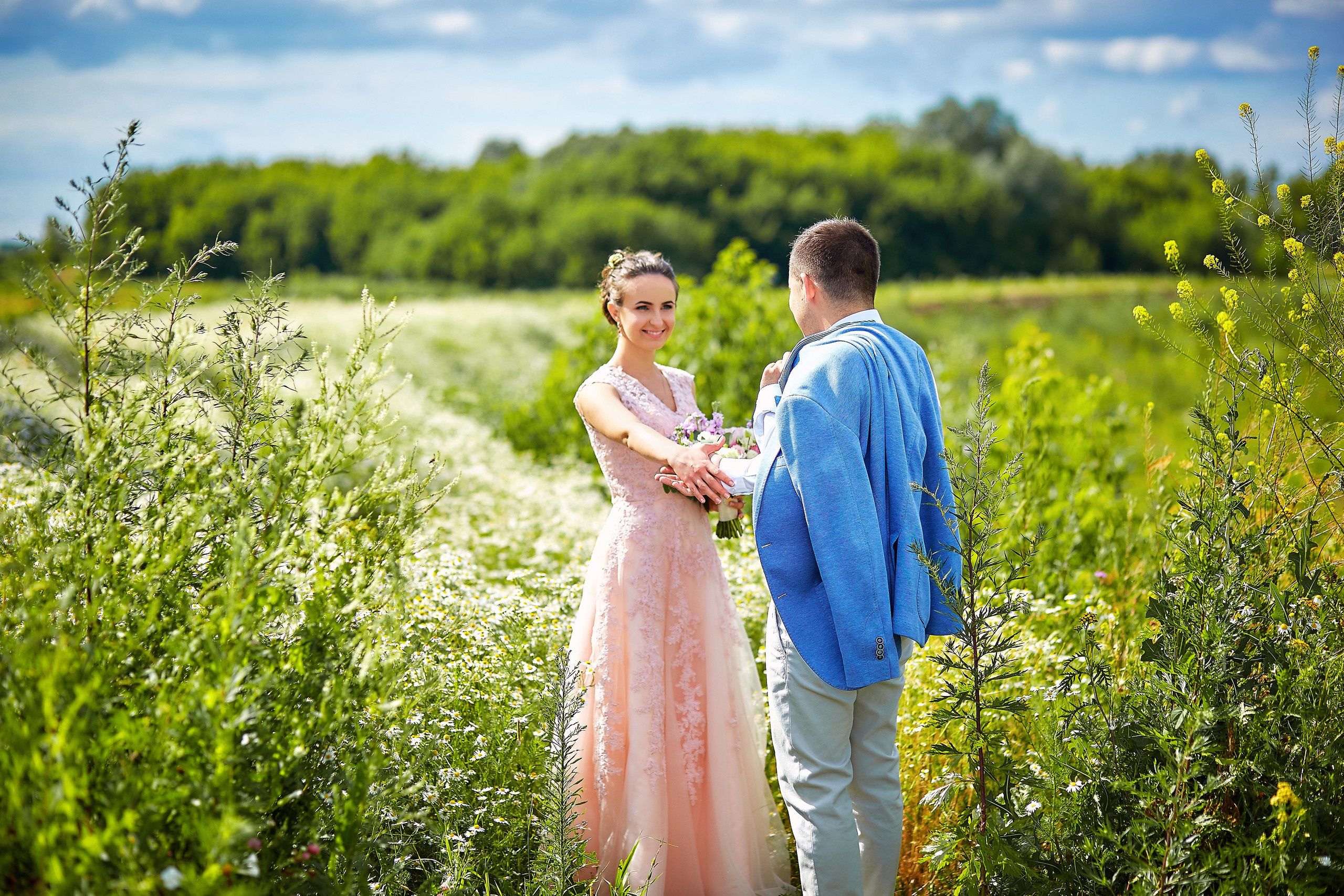 Софья и Михаил. Семейный портретный свадебный фотограф Дмитрий Тимченко. Студия / фото