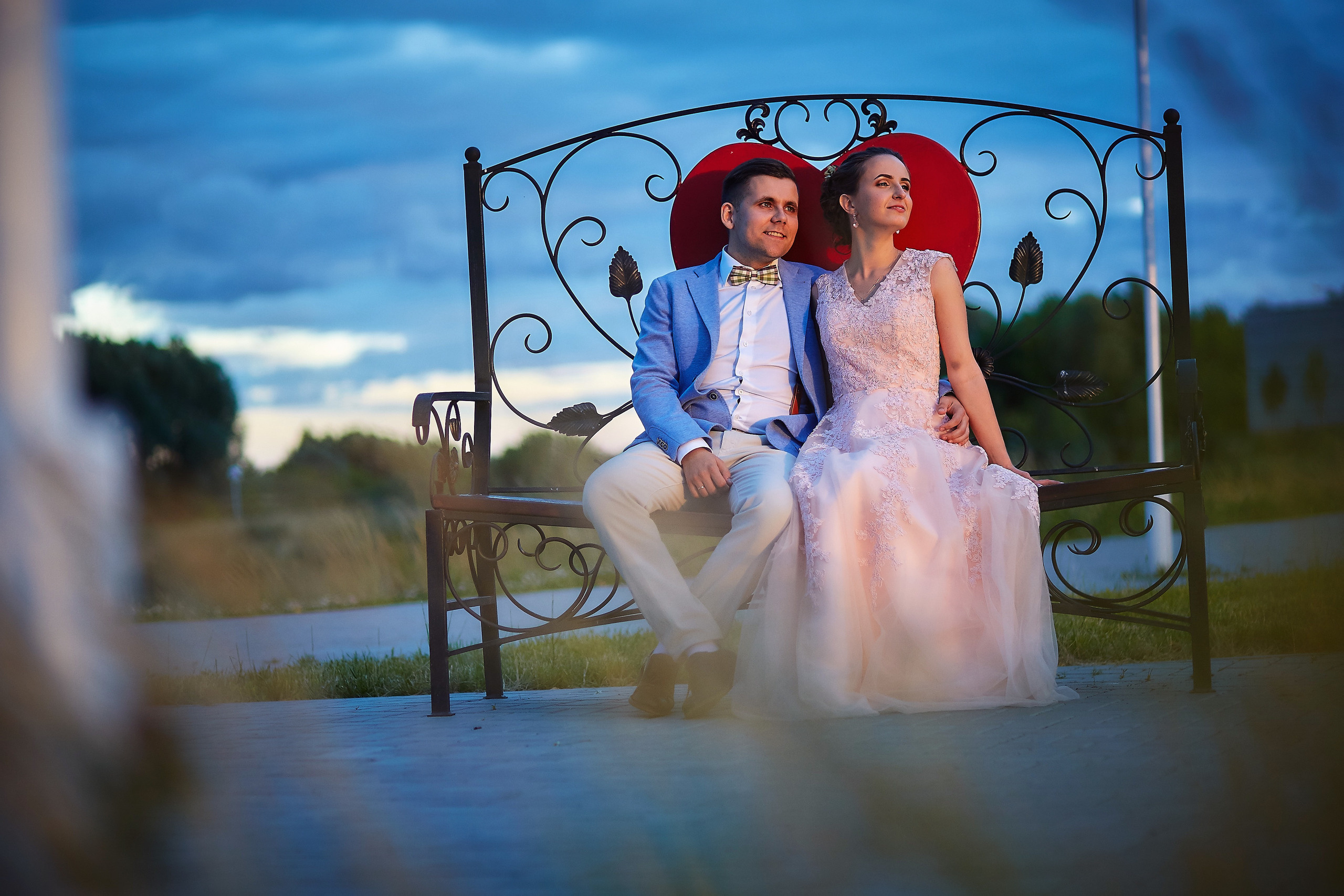 Софья и Михаил. Семейный портретный свадебный фотограф Дмитрий Тимченко. Студия / фото