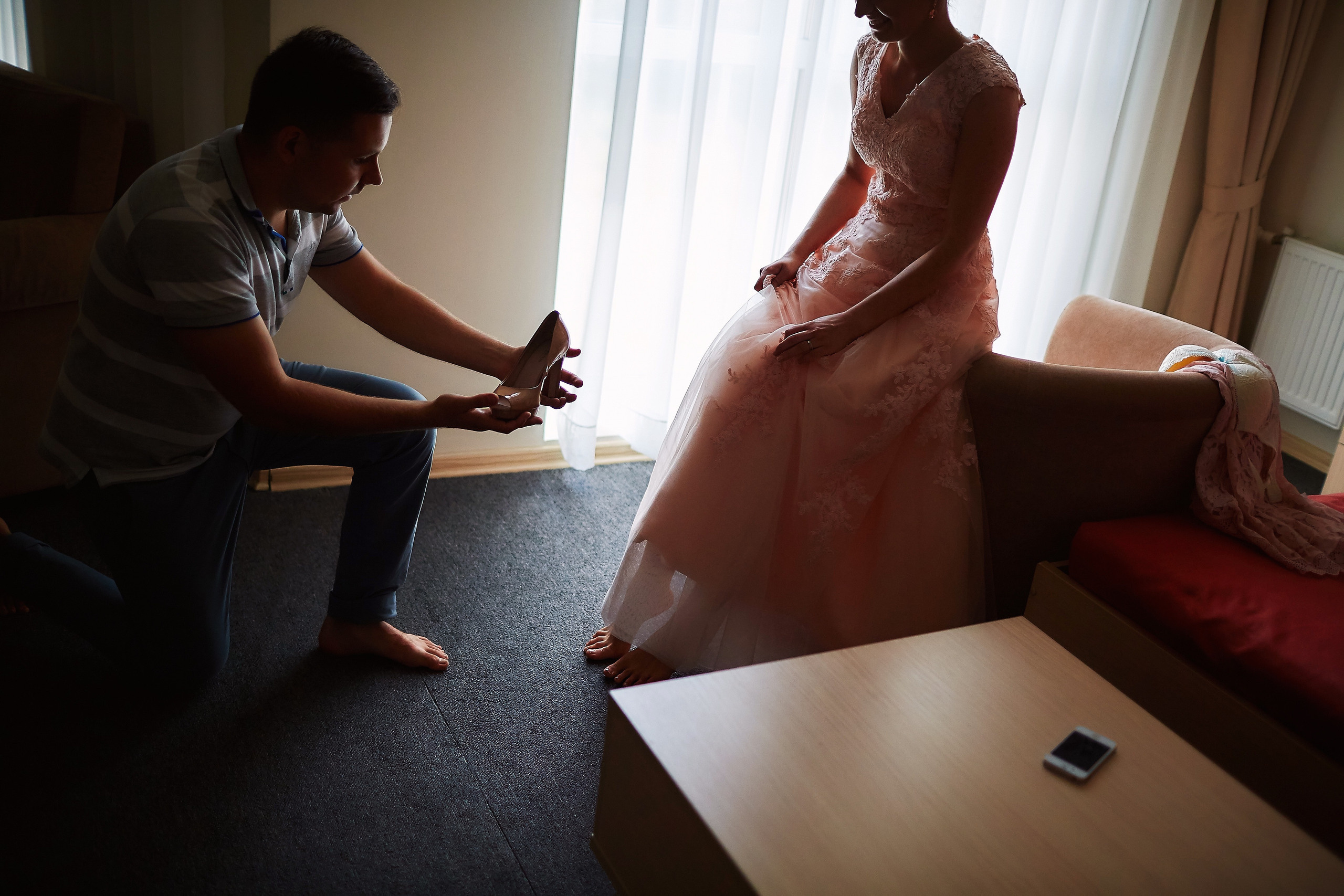 Софья и Михаил. Семейный портретный свадебный фотограф Дмитрий Тимченко. Студия / фото