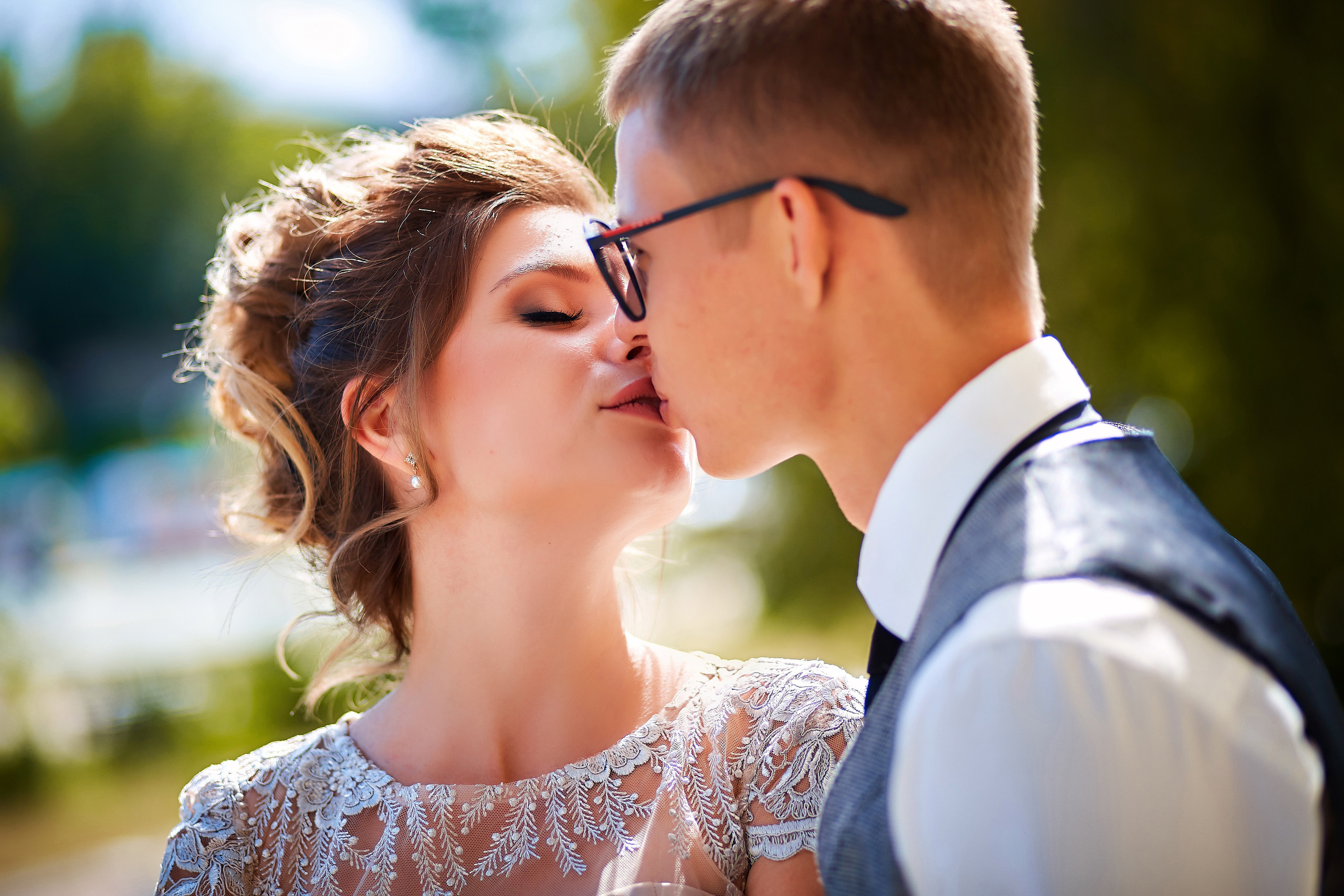 Ольга и Станислав. Семейный портретный свадебный фотограф Дмитрий Тимченко. Студия / фото