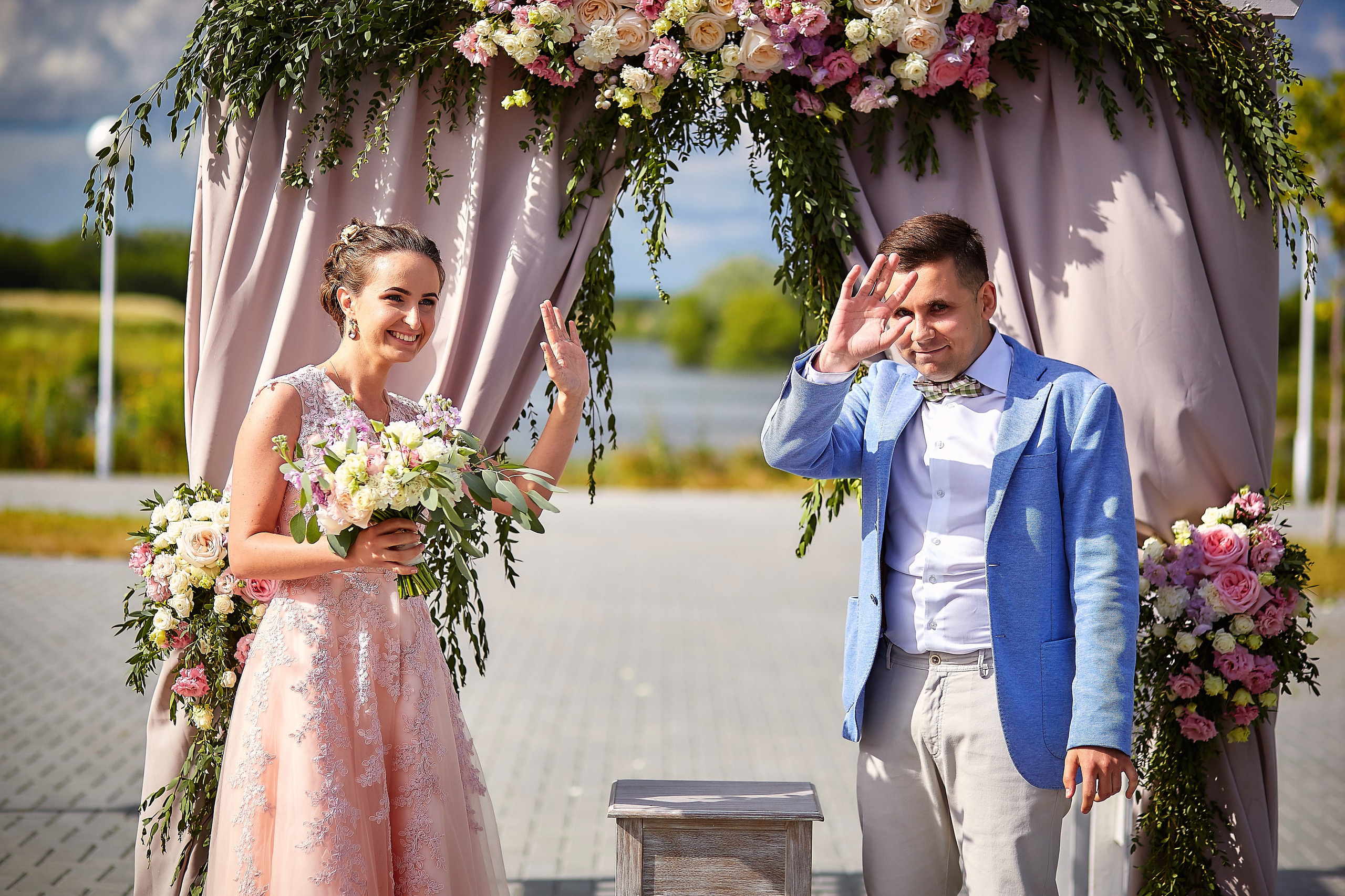 Софья и Михаил. Семейный портретный свадебный фотограф Дмитрий Тимченко. Студия / фото