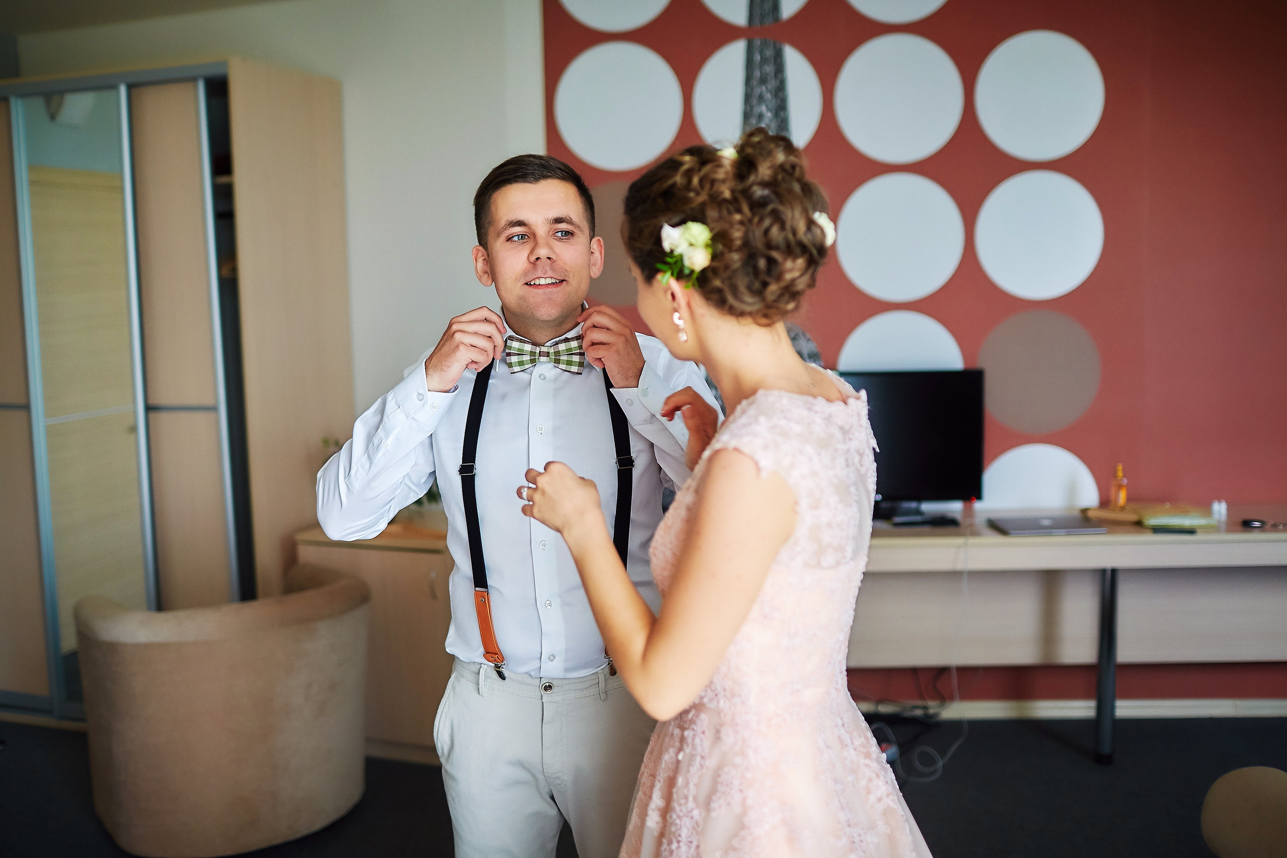 Софья и Михаил. Семейный портретный свадебный фотограф Дмитрий Тимченко. Студия / фото