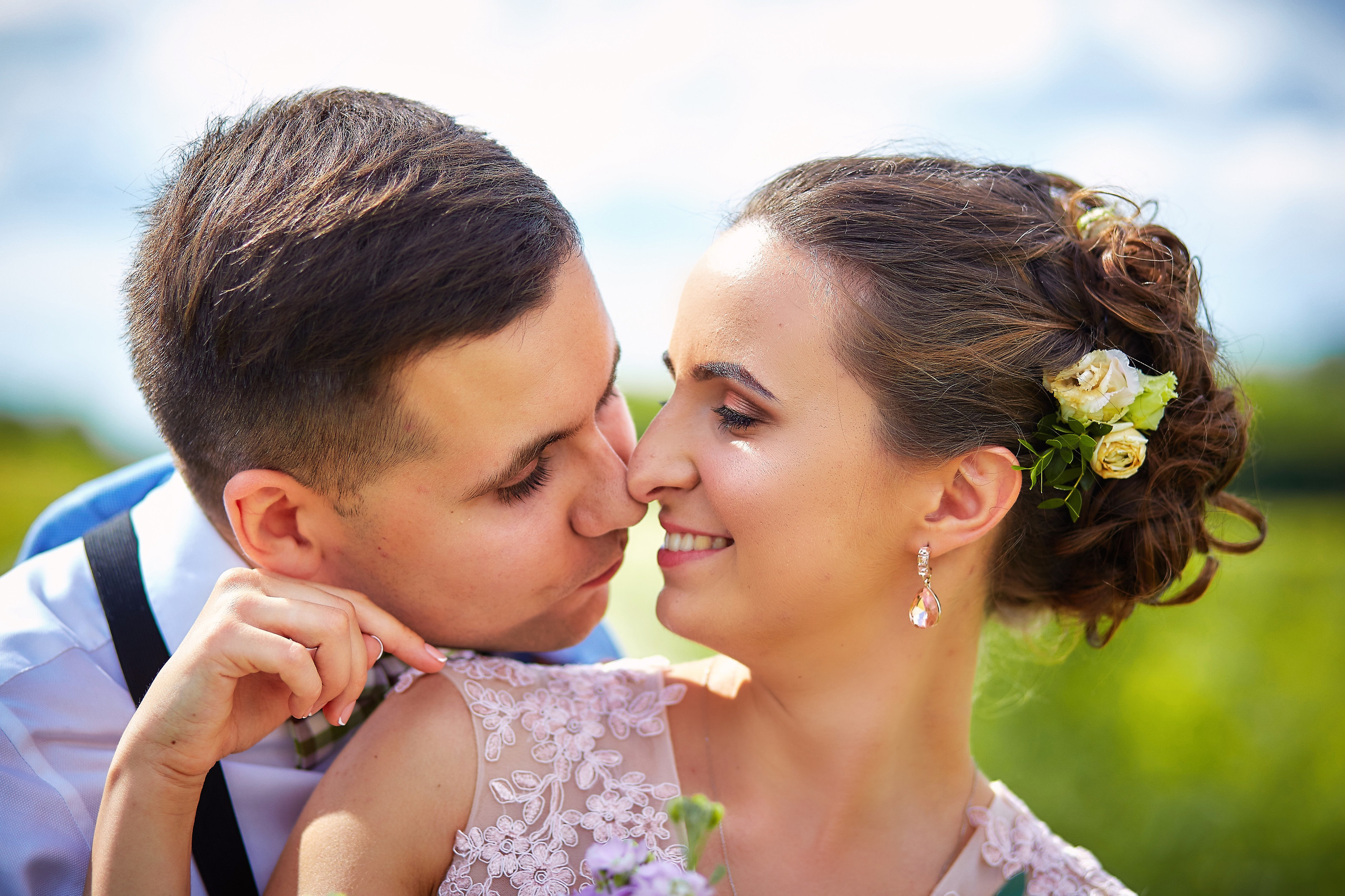 Софья и Михаил. Семейный портретный свадебный фотограф Дмитрий Тимченко. Студия / фото