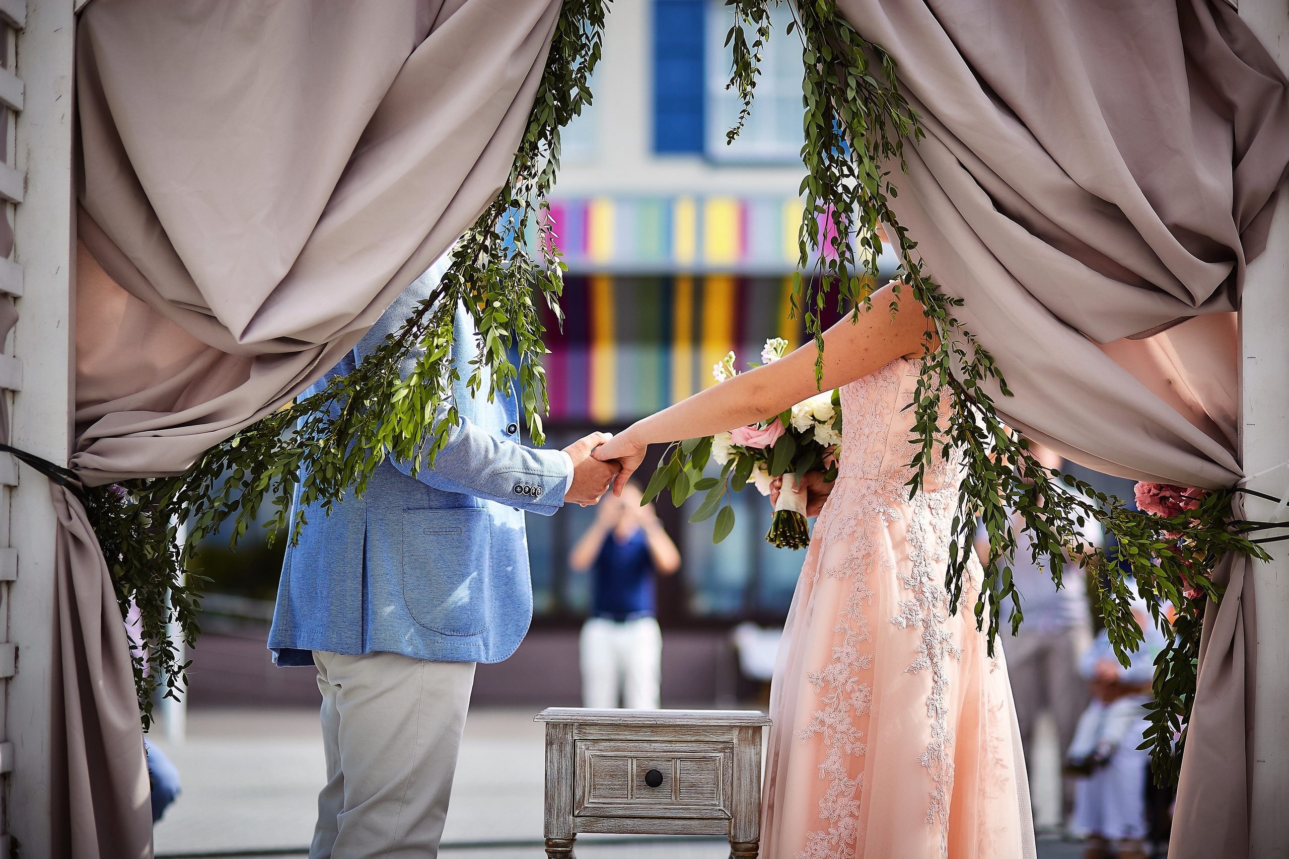 Софья и Михаил. Семейный портретный свадебный фотограф Дмитрий Тимченко. Студия / фото