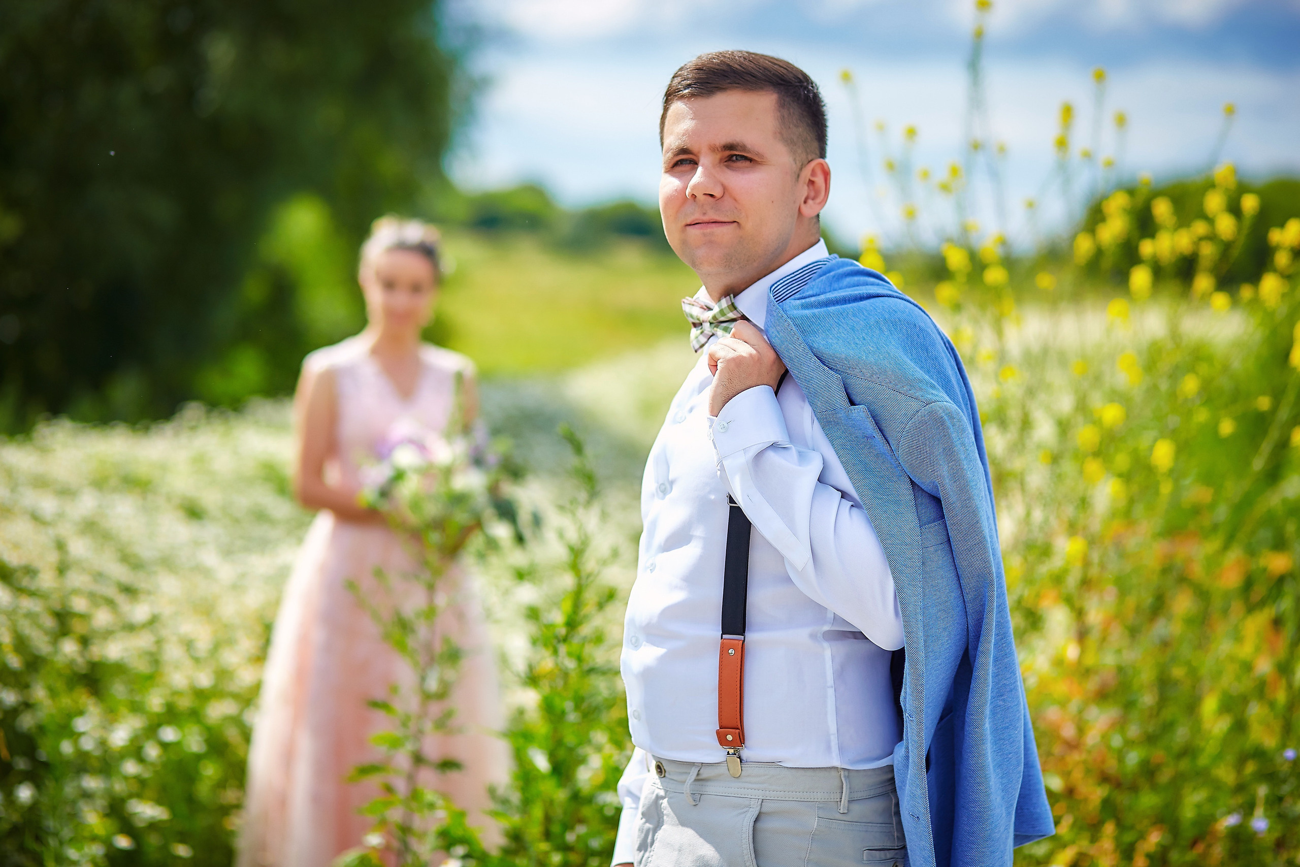 Софья и Михаил. Семейный портретный свадебный фотограф Дмитрий Тимченко. Студия / фото
