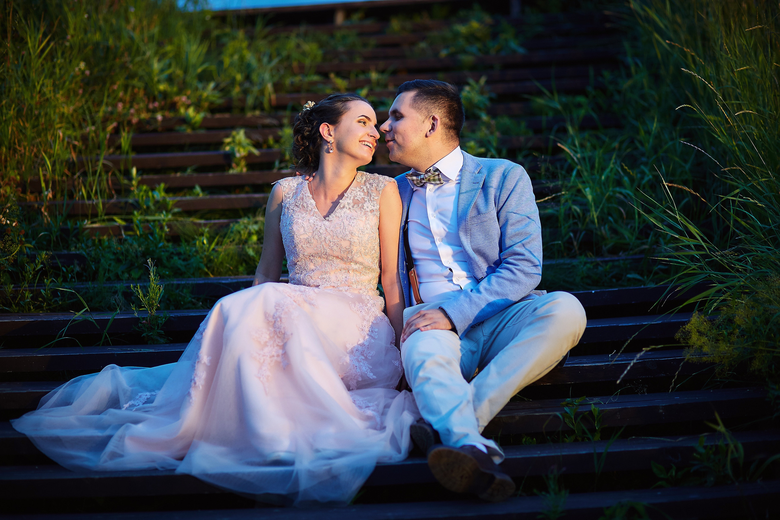 Софья и Михаил. Семейный портретный свадебный фотограф Дмитрий Тимченко. Студия / фото