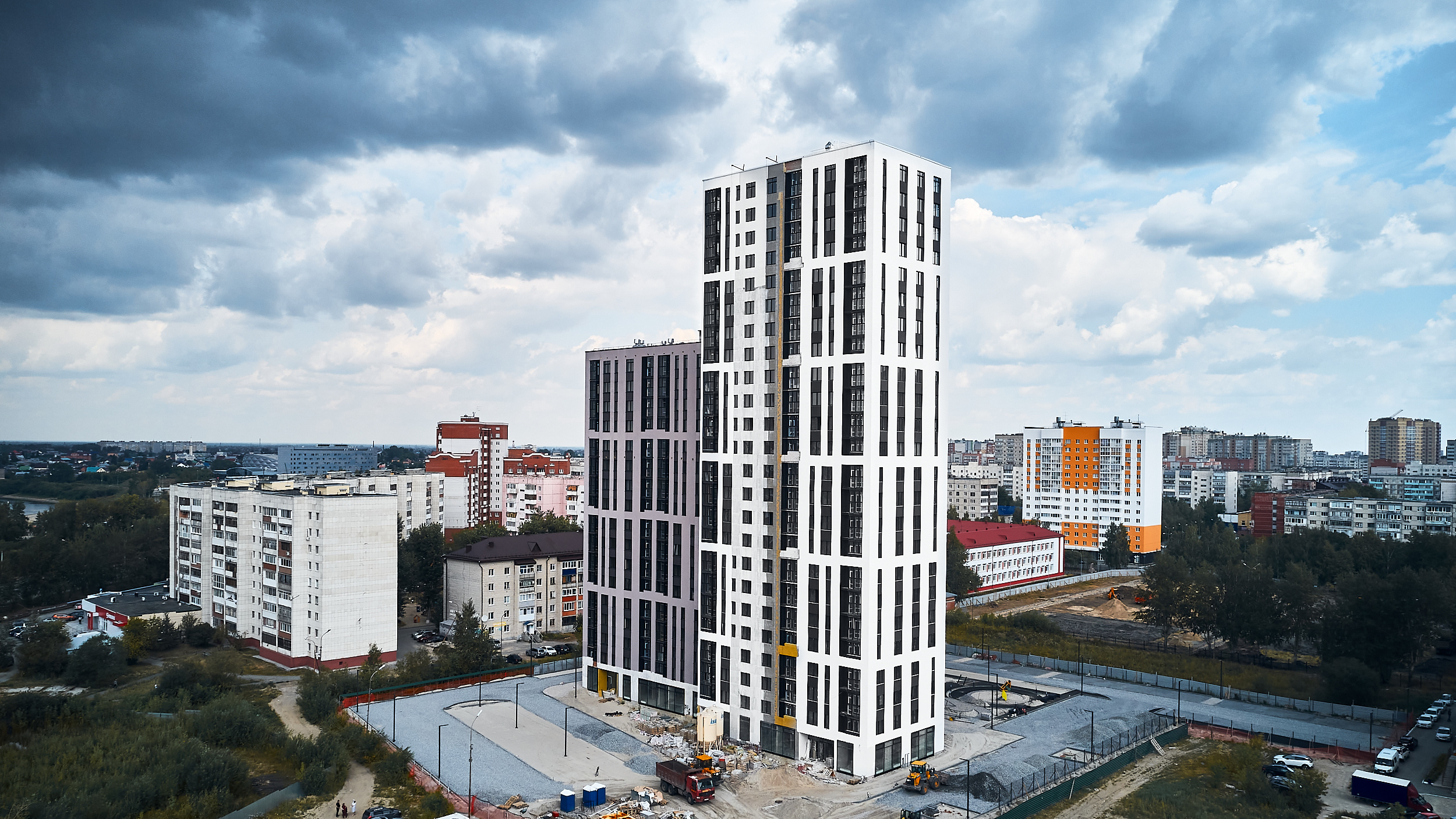 Динамика строительства Тюмень. Бизнес портрет Аэросъемка Интерьерная съемка Тюмень