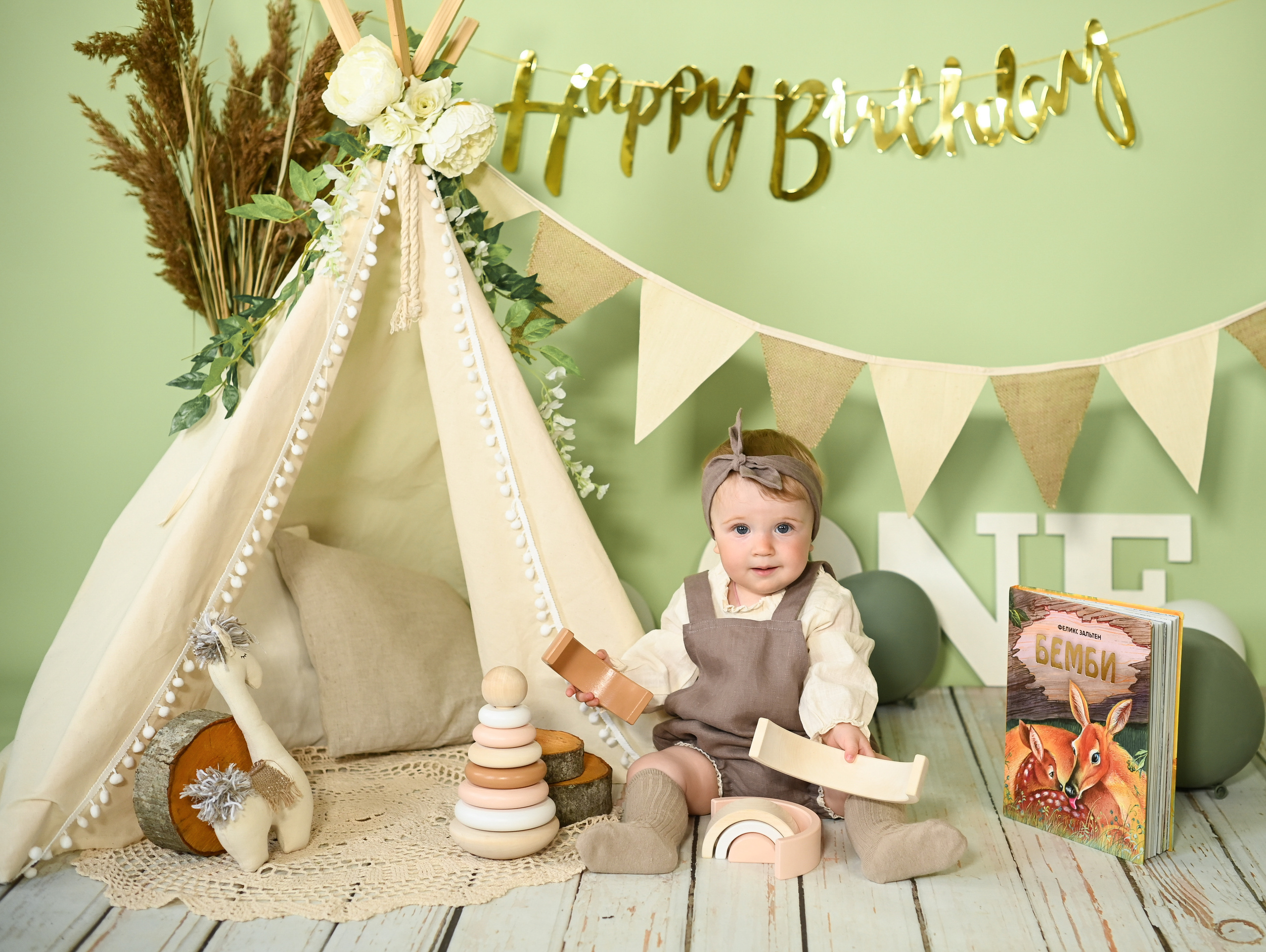 Годовасик Софа💚. Newborn и детский фотограф в Череповце Юля Михайлова