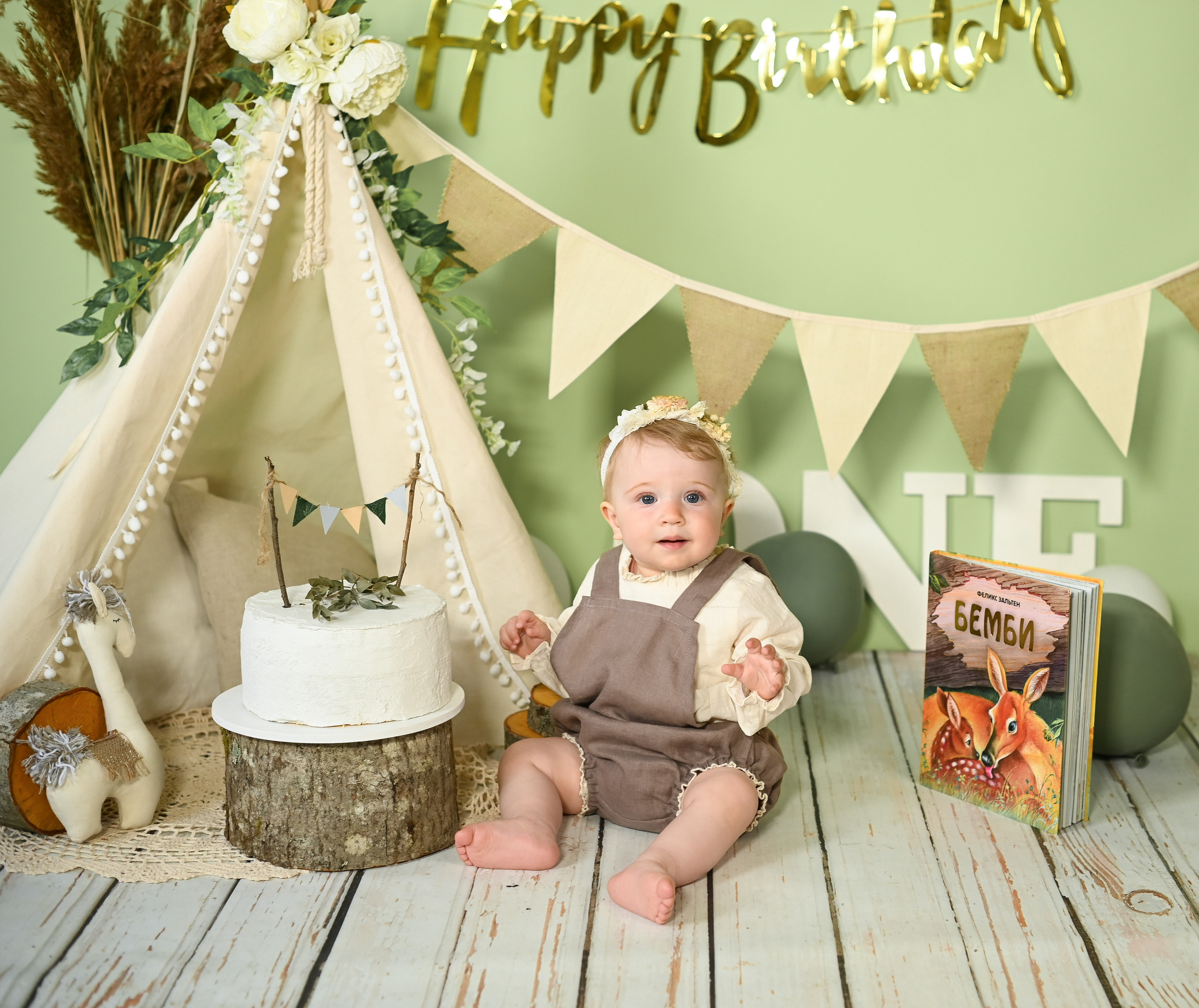 Годовасик Софа💚. Newborn и детский фотограф в Череповце Юля Михайлова