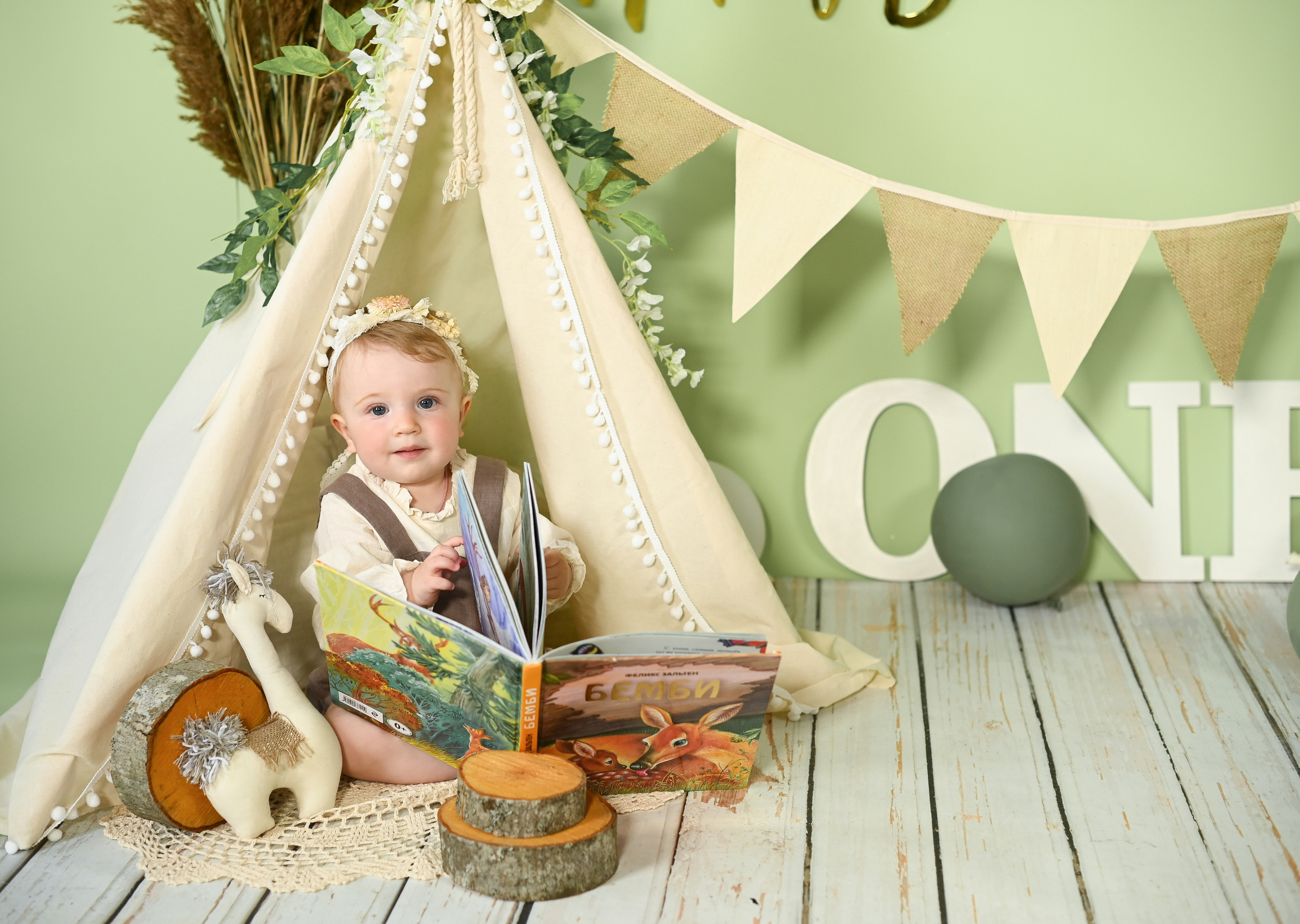 Годовасик Софа💚. Newborn и детский фотограф в Череповце Юля Михайлова