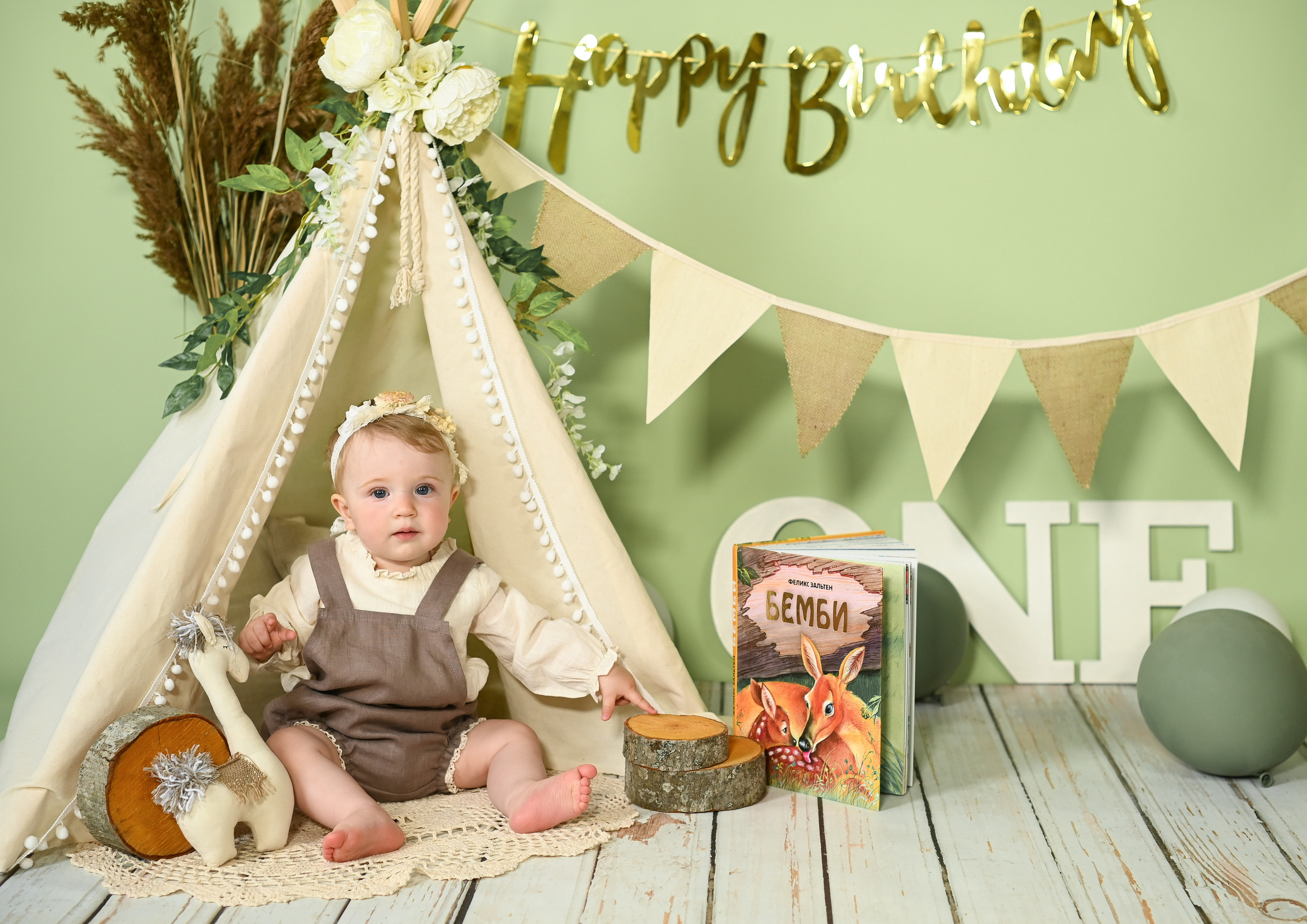 Годовасик Софа💚. Newborn и детский фотограф в Череповце Юля Михайлова